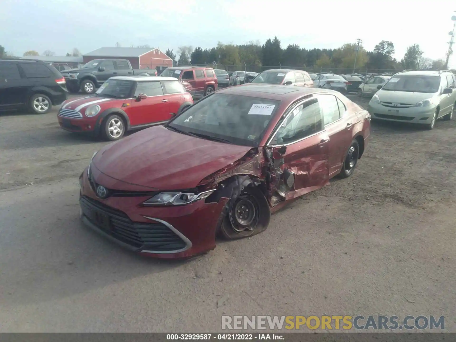 6 Photograph of a damaged car 4T1H31AK2MU560337 TOYOTA CAMRY 2021