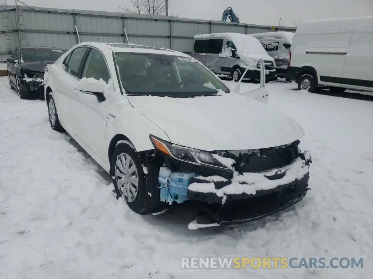 1 Photograph of a damaged car 4T1H31AK5MU029701 TOYOTA CAMRY 2021