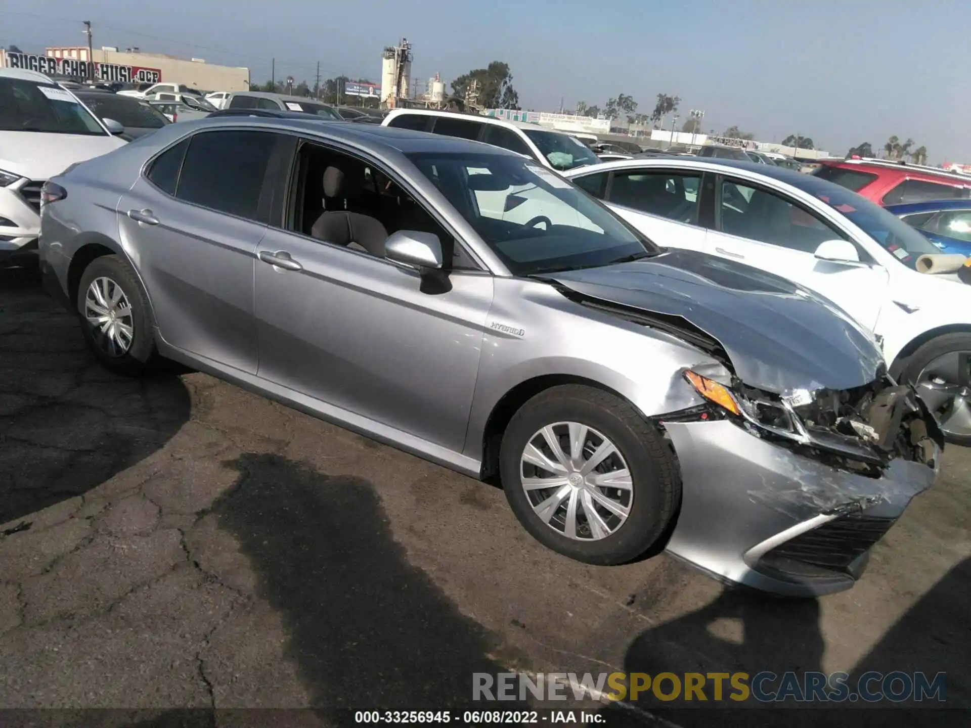 1 Photograph of a damaged car 4T1H31AK7MU554081 TOYOTA CAMRY 2021