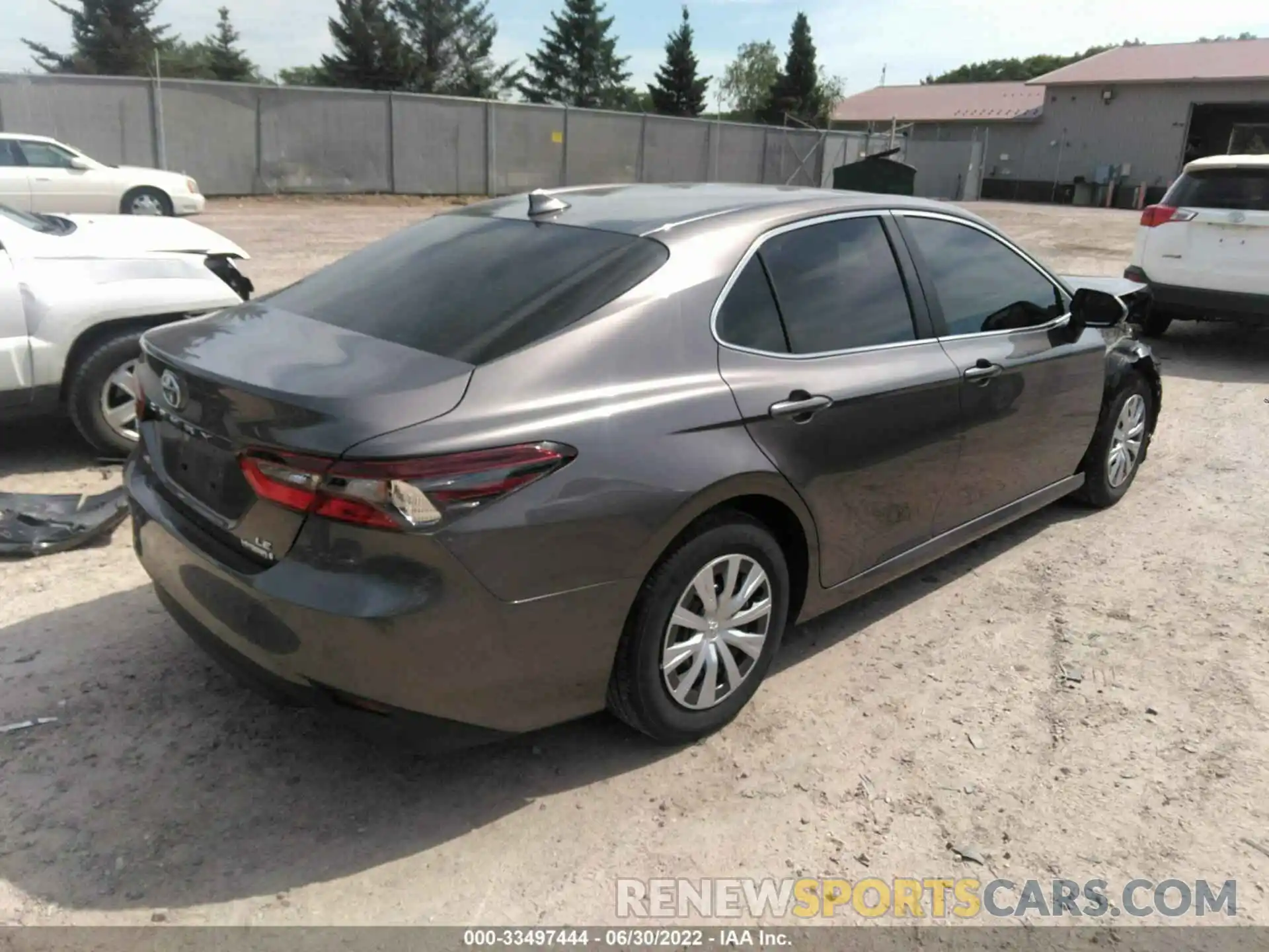 4 Фотография поврежденного автомобиля 4T1H31AK9MU021424 TOYOTA CAMRY 2021