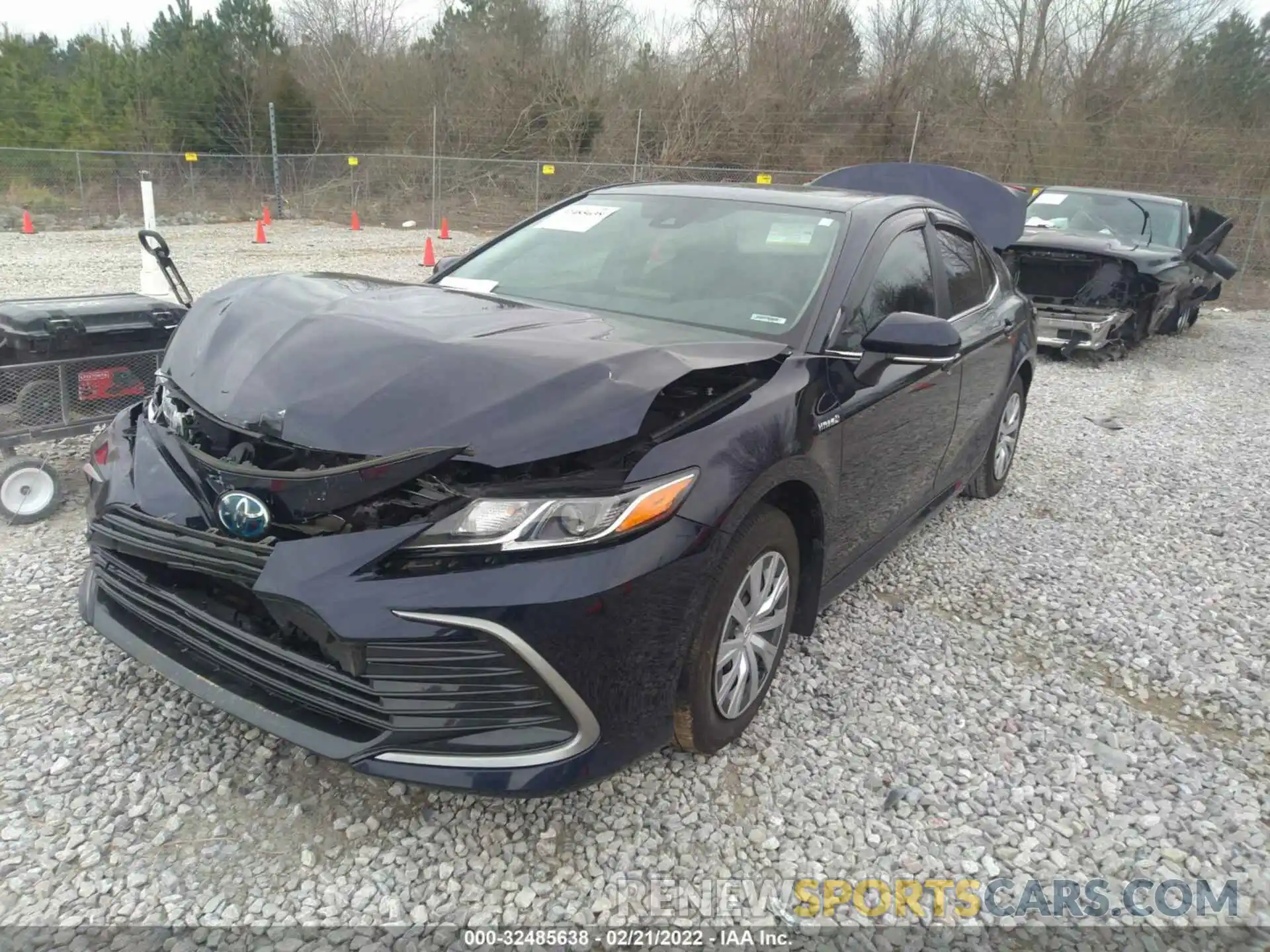 2 Photograph of a damaged car 4T1H31AK9MU549688 TOYOTA CAMRY 2021