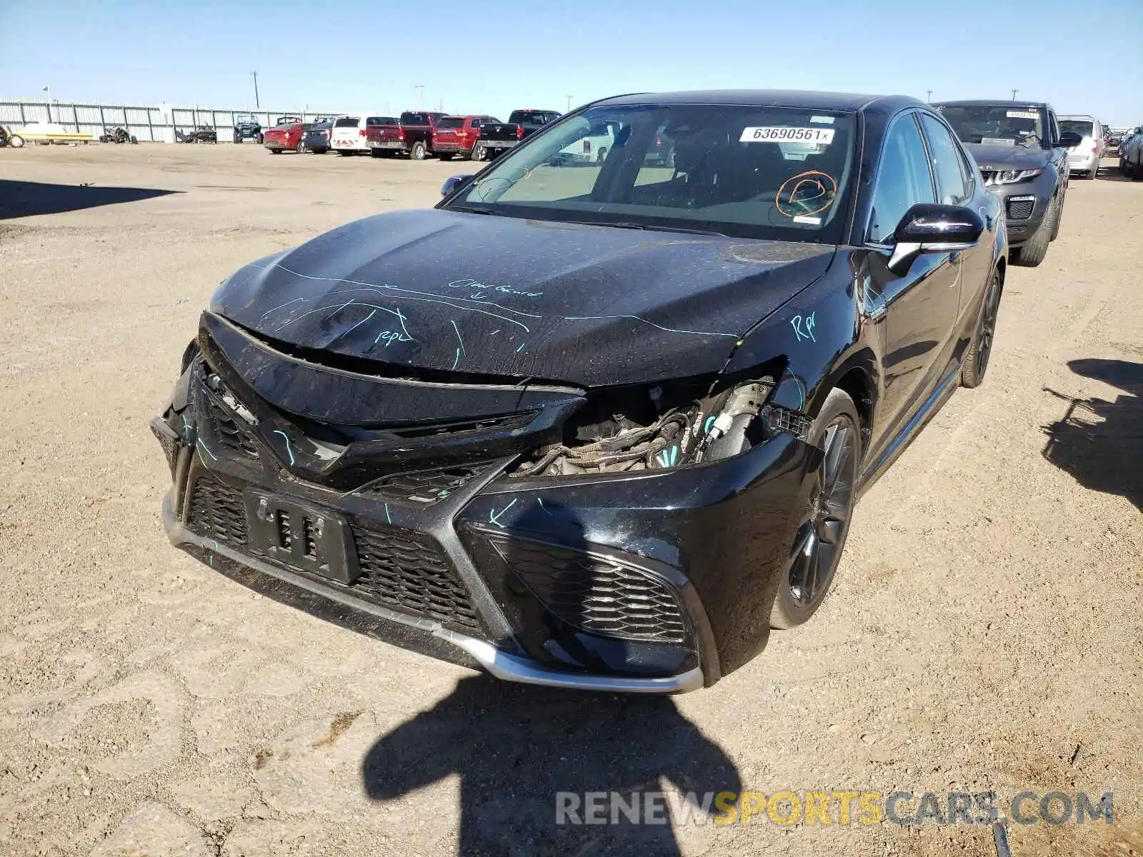 2 Photograph of a damaged car 4T1K31AK1MU024534 TOYOTA CAMRY 2021