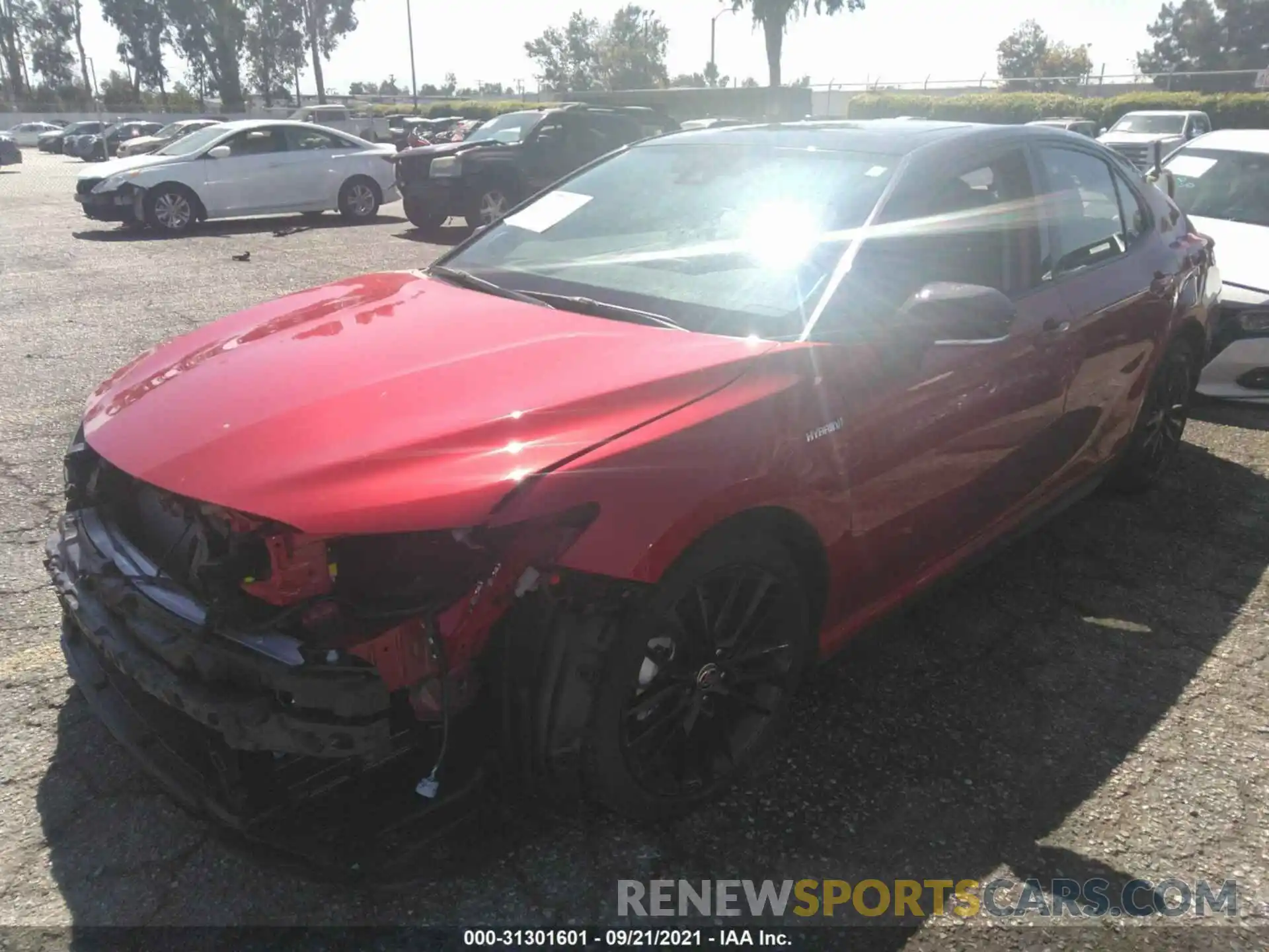 2 Photograph of a damaged car 4T1K31AK1MU028258 TOYOTA CAMRY 2021