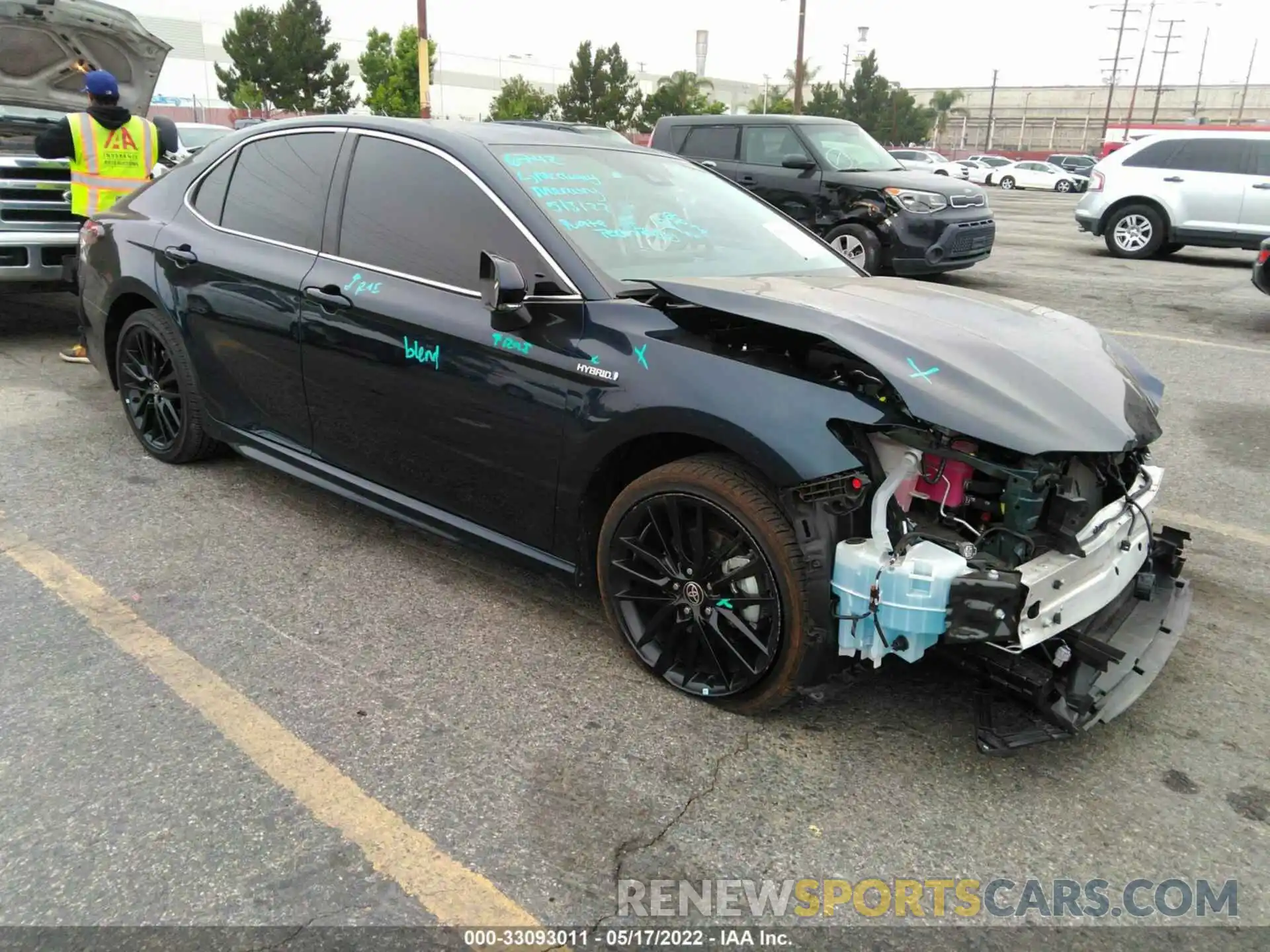 1 Photograph of a damaged car 4T1K31AK1MU559539 TOYOTA CAMRY 2021