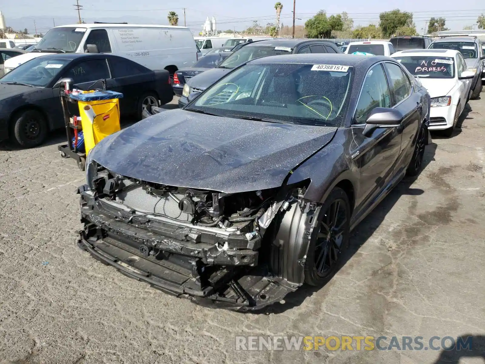 2 Photograph of a damaged car 4T1K31AK2MU551160 TOYOTA CAMRY 2021