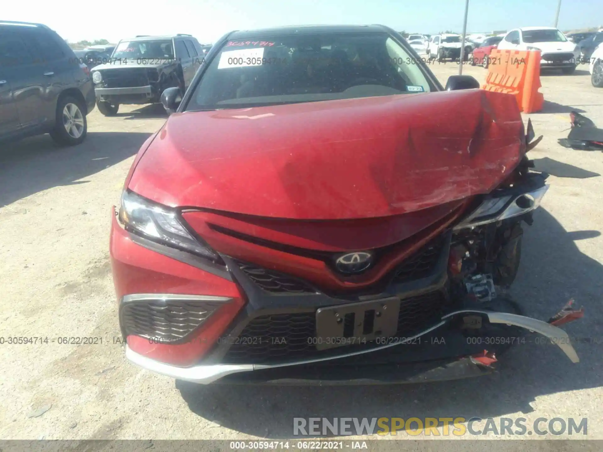 6 Photograph of a damaged car 4T1K31AK3MU022803 TOYOTA CAMRY 2021