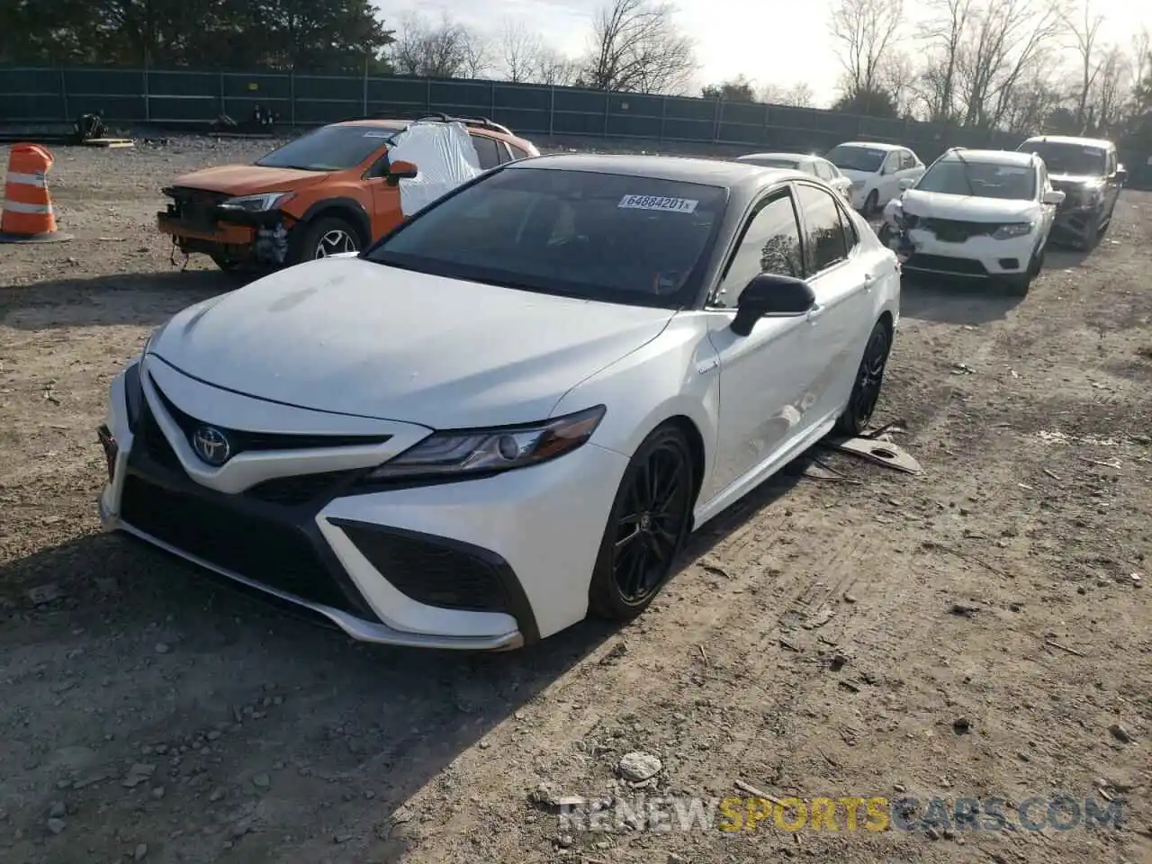 2 Photograph of a damaged car 4T1K31AK3MU024664 TOYOTA CAMRY 2021