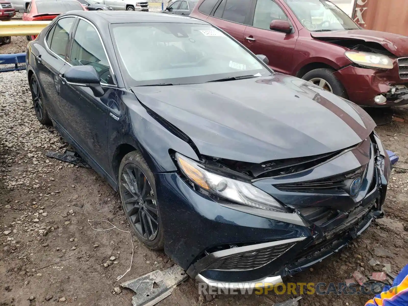 1 Photograph of a damaged car 4T1K31AK3MU026334 TOYOTA CAMRY 2021