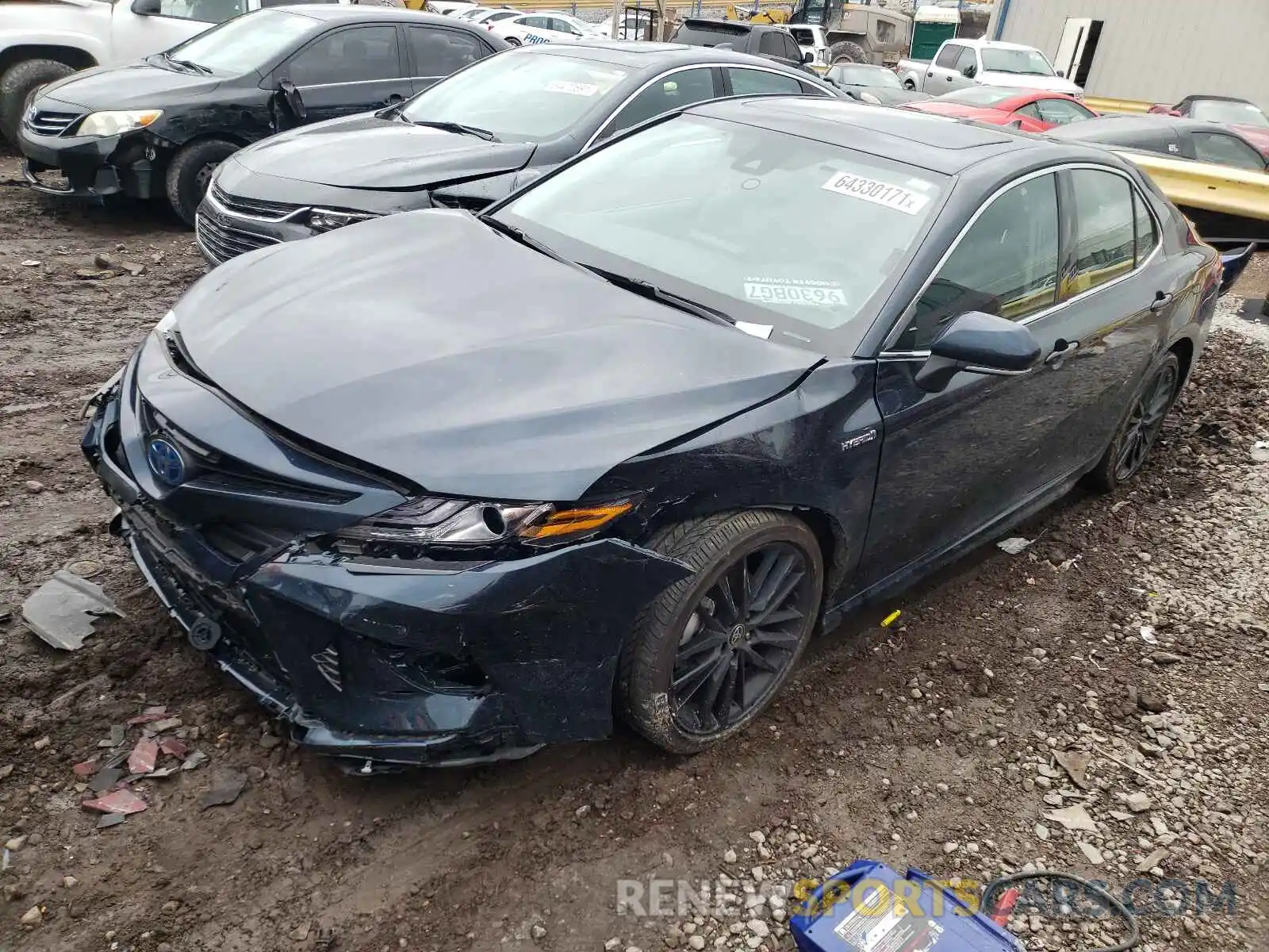 2 Photograph of a damaged car 4T1K31AK3MU026334 TOYOTA CAMRY 2021