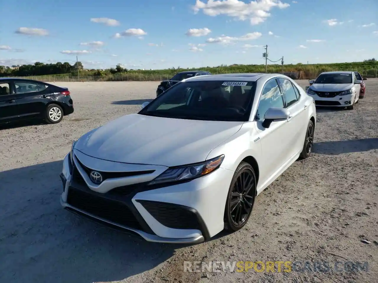 2 Photograph of a damaged car 4T1K31AK3MU567285 TOYOTA CAMRY 2021