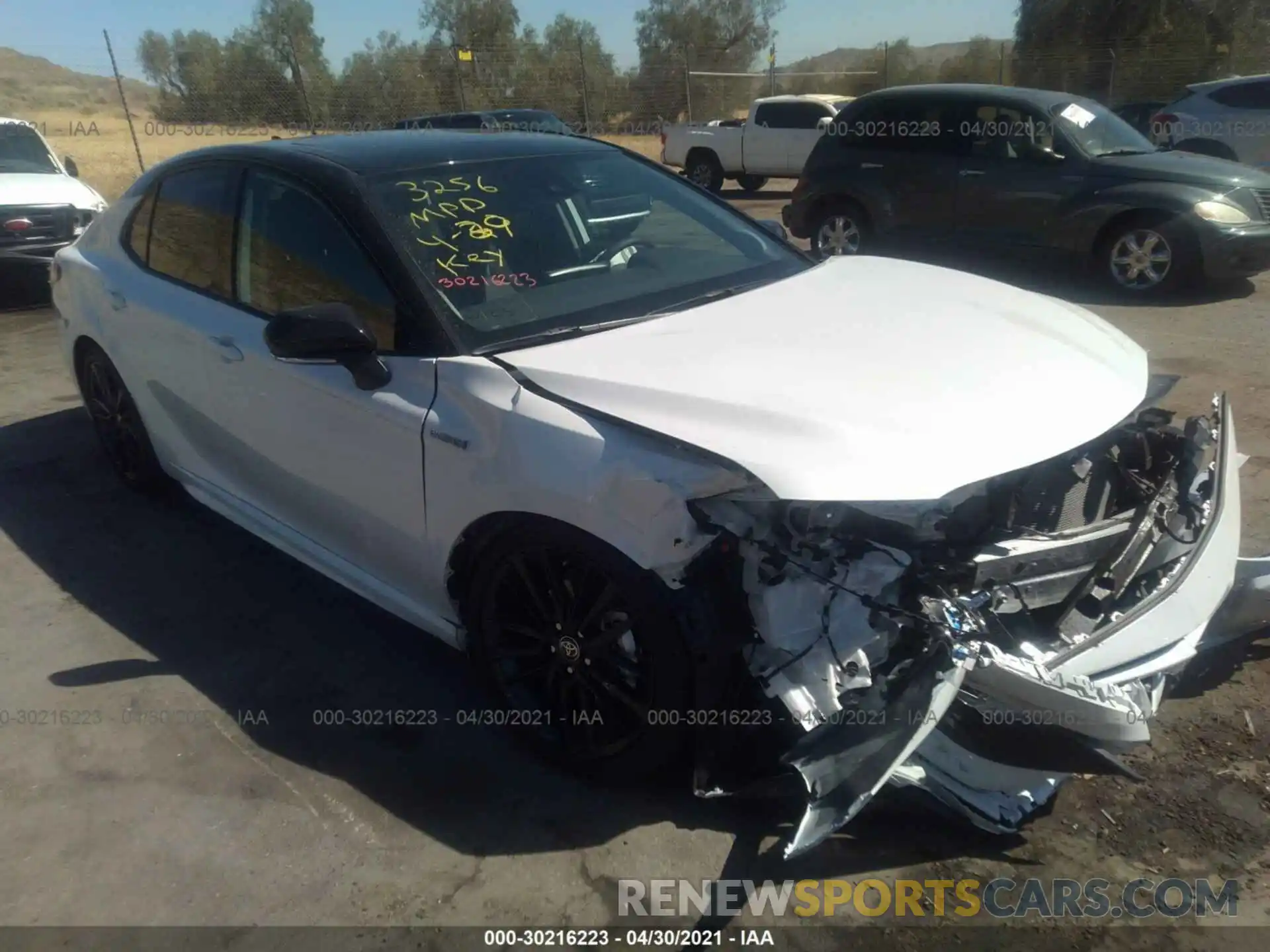 1 Photograph of a damaged car 4T1K31AK5MU023256 TOYOTA CAMRY 2021