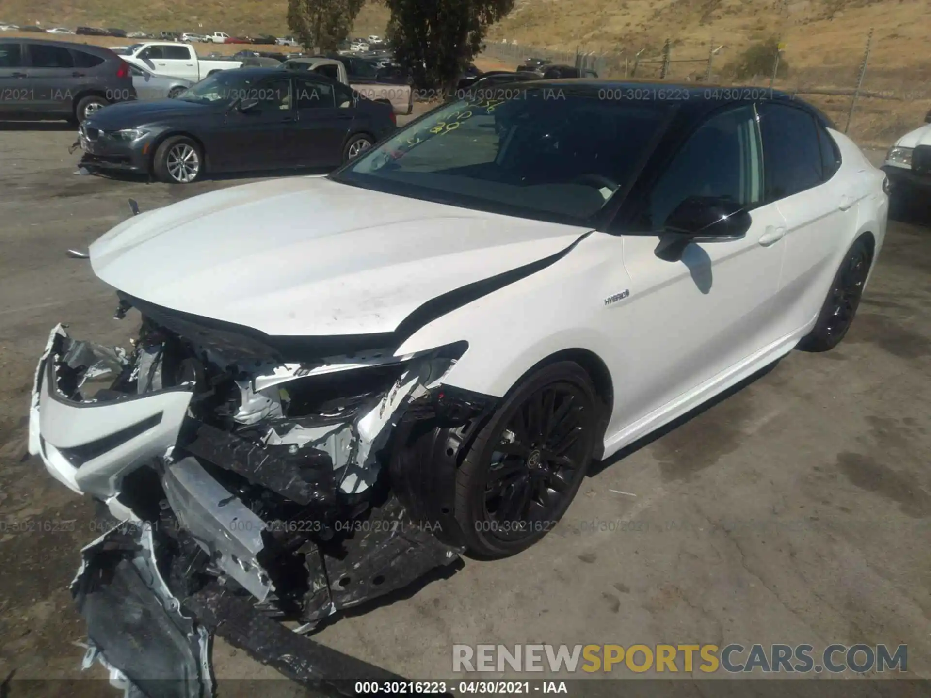 2 Photograph of a damaged car 4T1K31AK5MU023256 TOYOTA CAMRY 2021