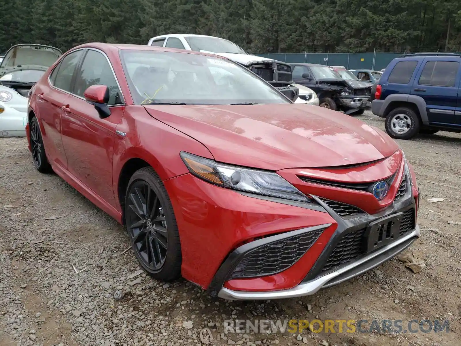 1 Photograph of a damaged car 4T1K31AK7MU020312 TOYOTA CAMRY 2021