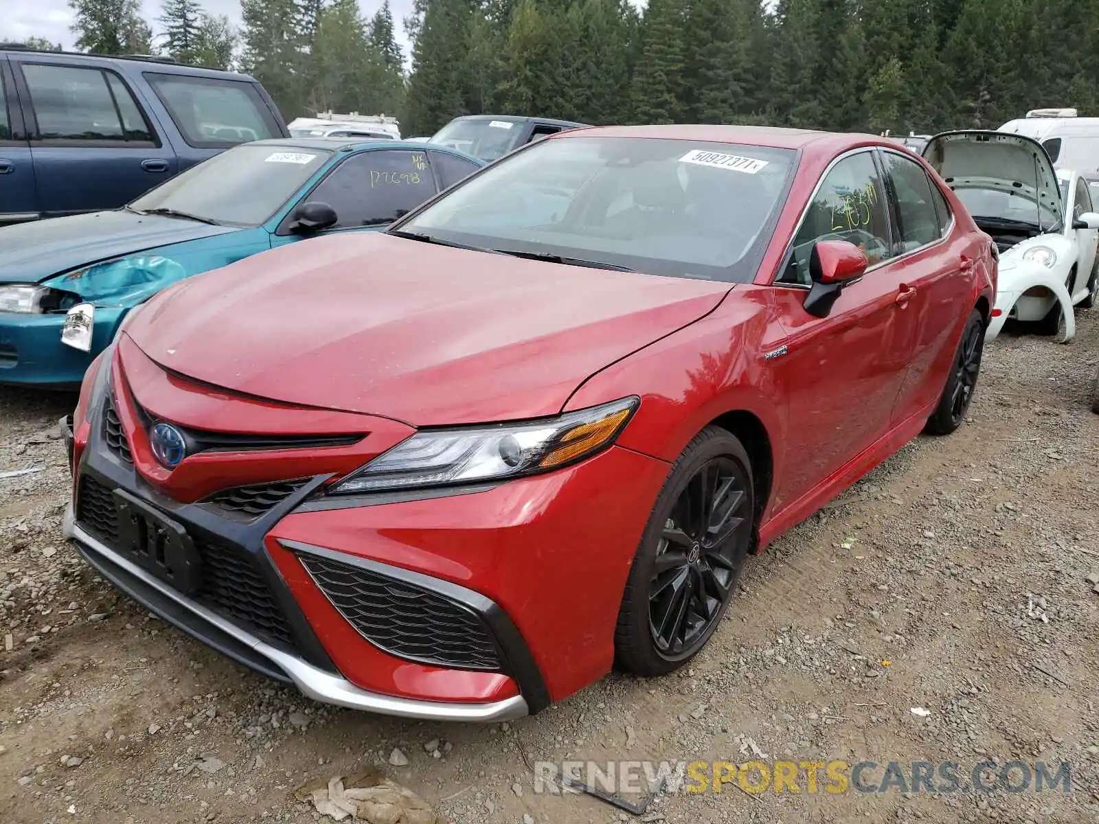 2 Photograph of a damaged car 4T1K31AK7MU020312 TOYOTA CAMRY 2021