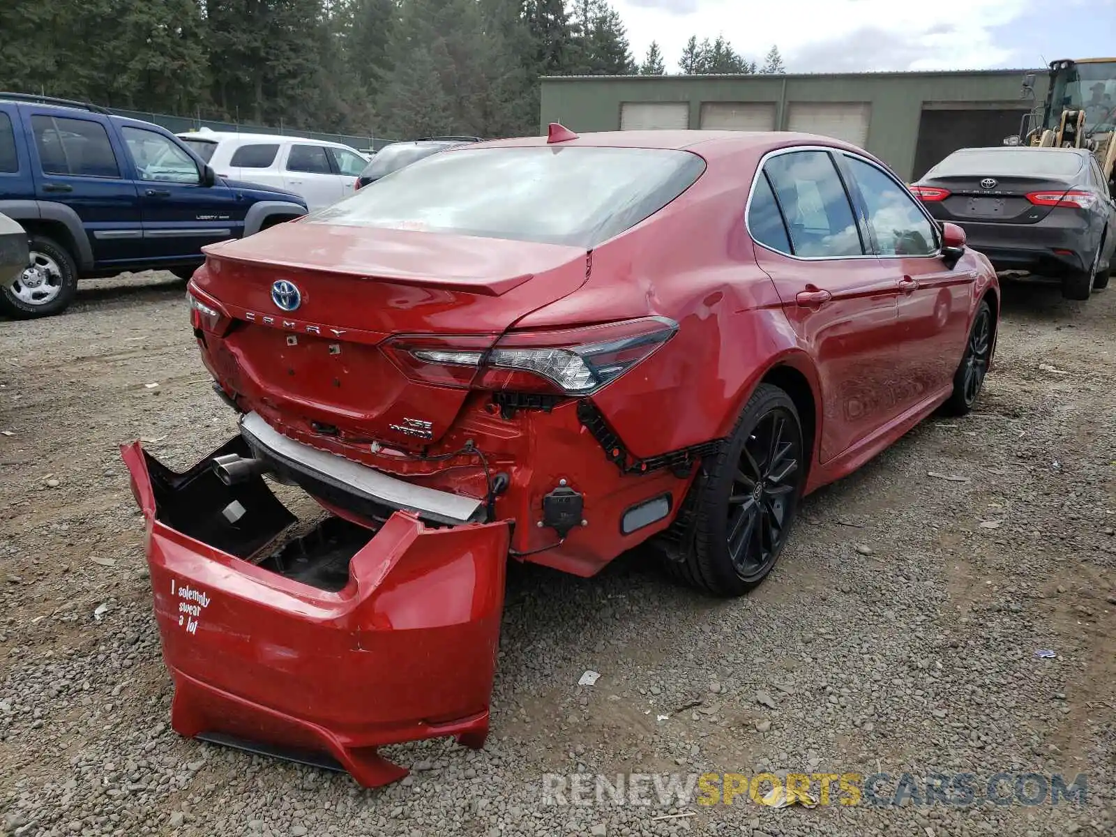 4 Photograph of a damaged car 4T1K31AK7MU020312 TOYOTA CAMRY 2021