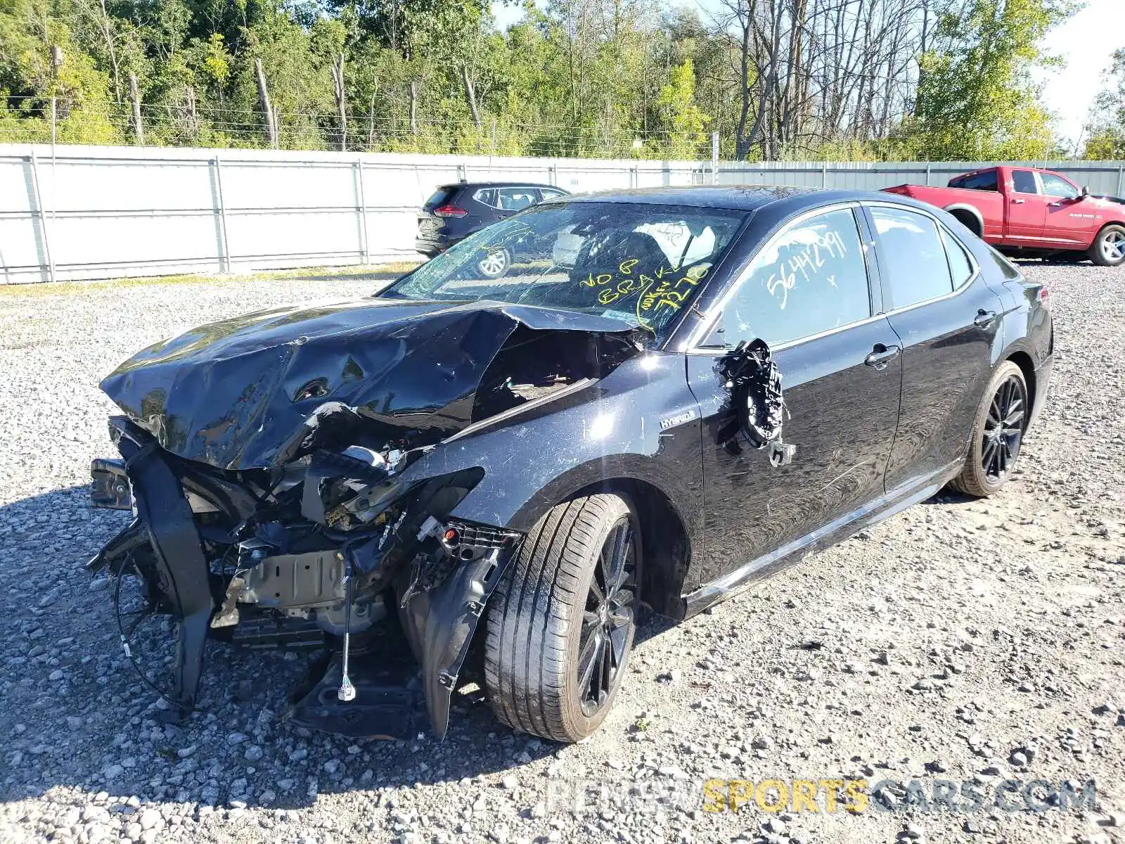 2 Photograph of a damaged car 4T1K31AK7MU023078 TOYOTA CAMRY 2021