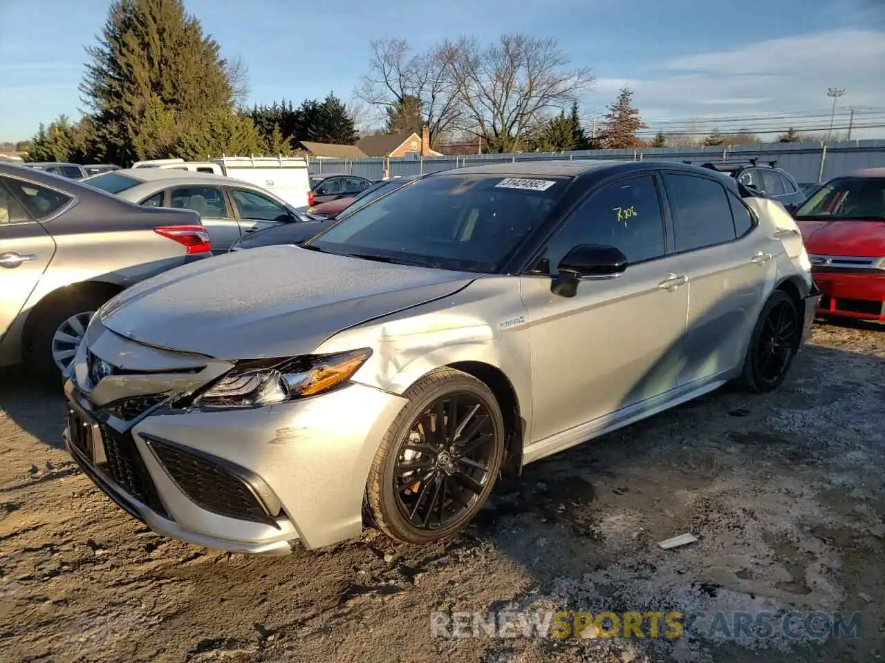 2 Photograph of a damaged car 4T1K31AK7MU024795 TOYOTA CAMRY 2021