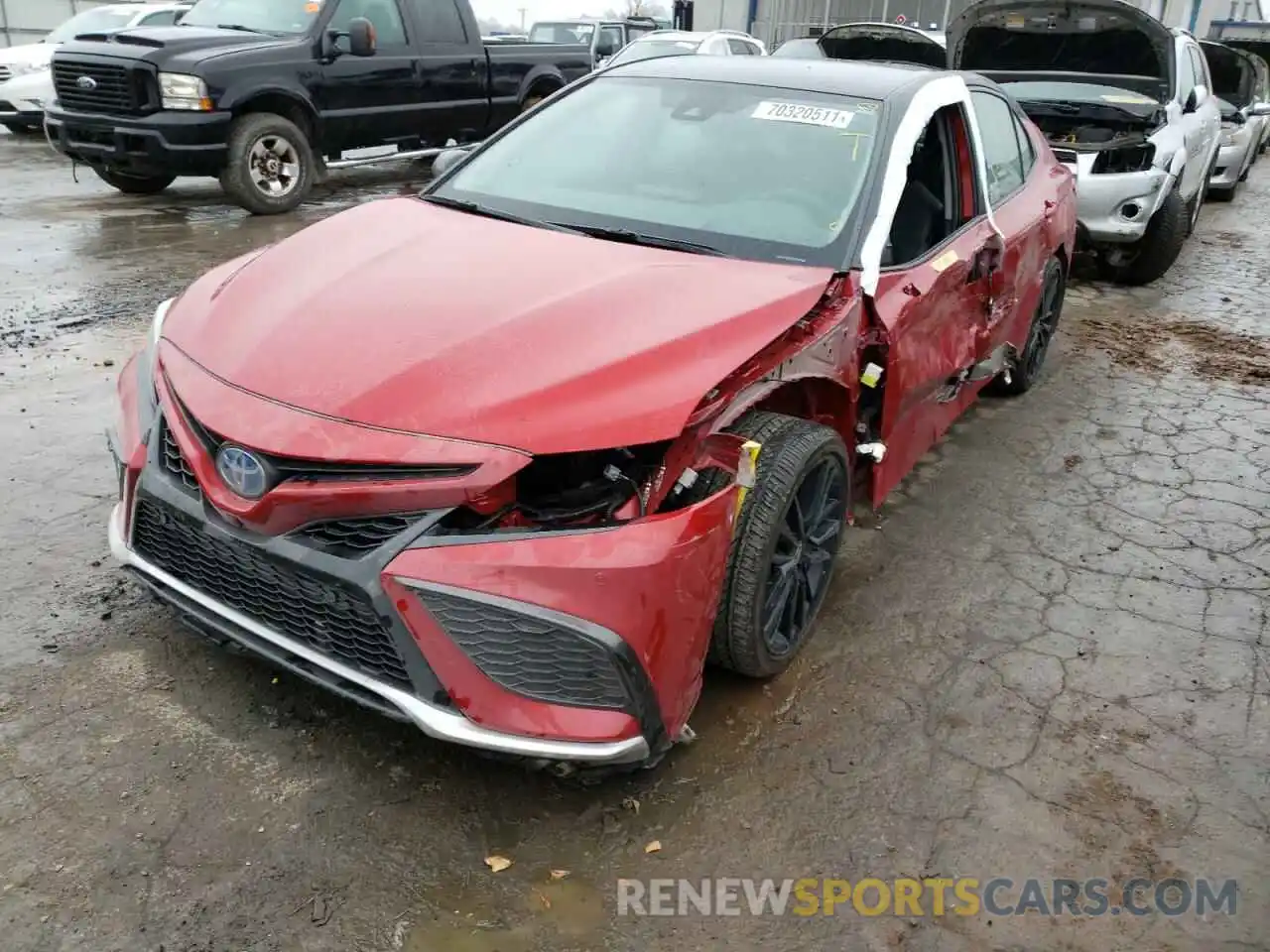 2 Photograph of a damaged car 4T1K31AK7MU027468 TOYOTA CAMRY 2021