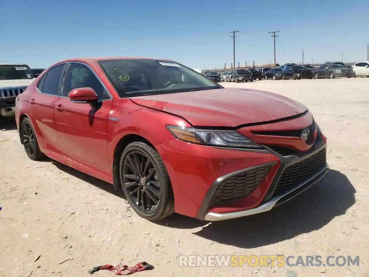 1 Photograph of a damaged car 4T1K31AK7MU031312 TOYOTA CAMRY 2021