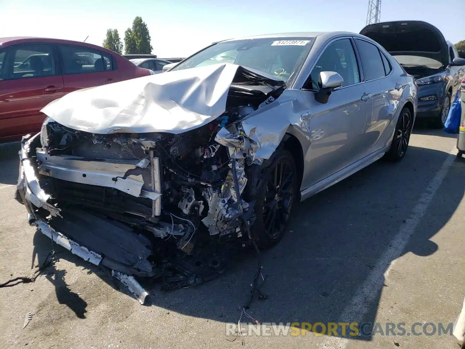 2 Photograph of a damaged car 4T1K31AK7MU549341 TOYOTA CAMRY 2021