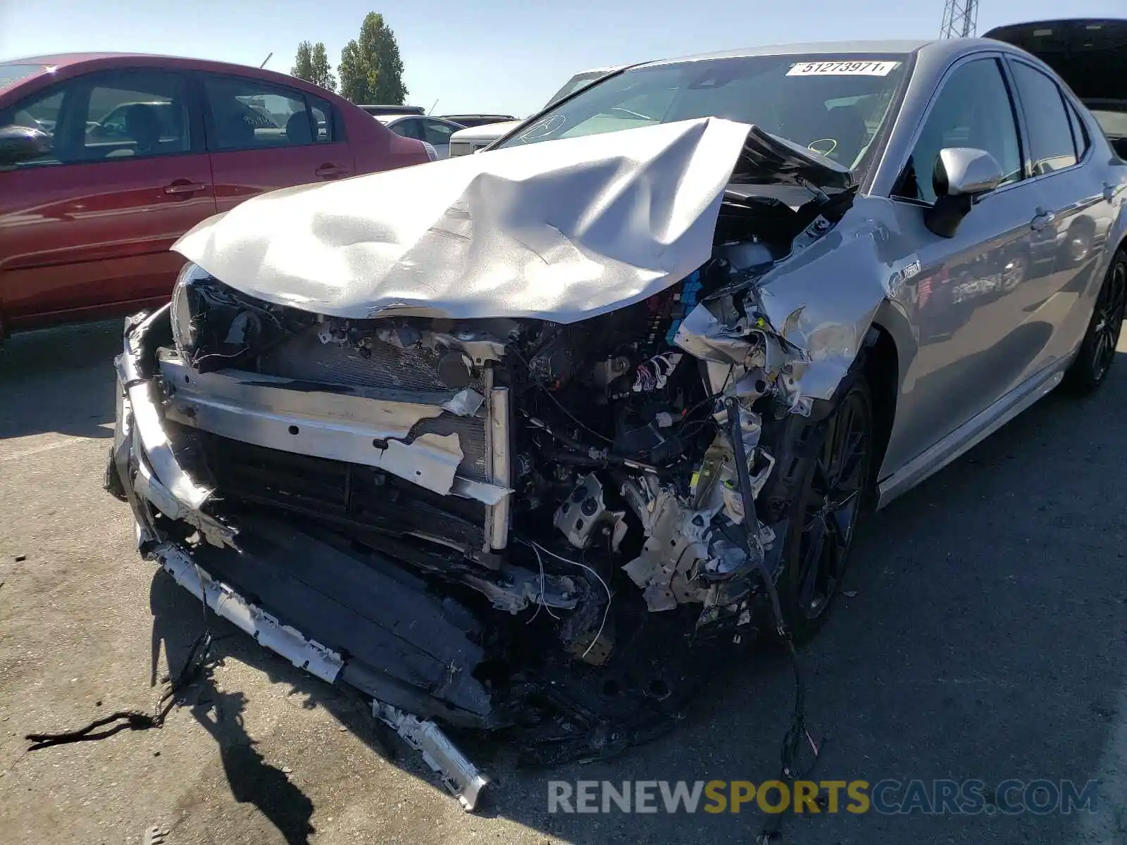 9 Photograph of a damaged car 4T1K31AK7MU549341 TOYOTA CAMRY 2021