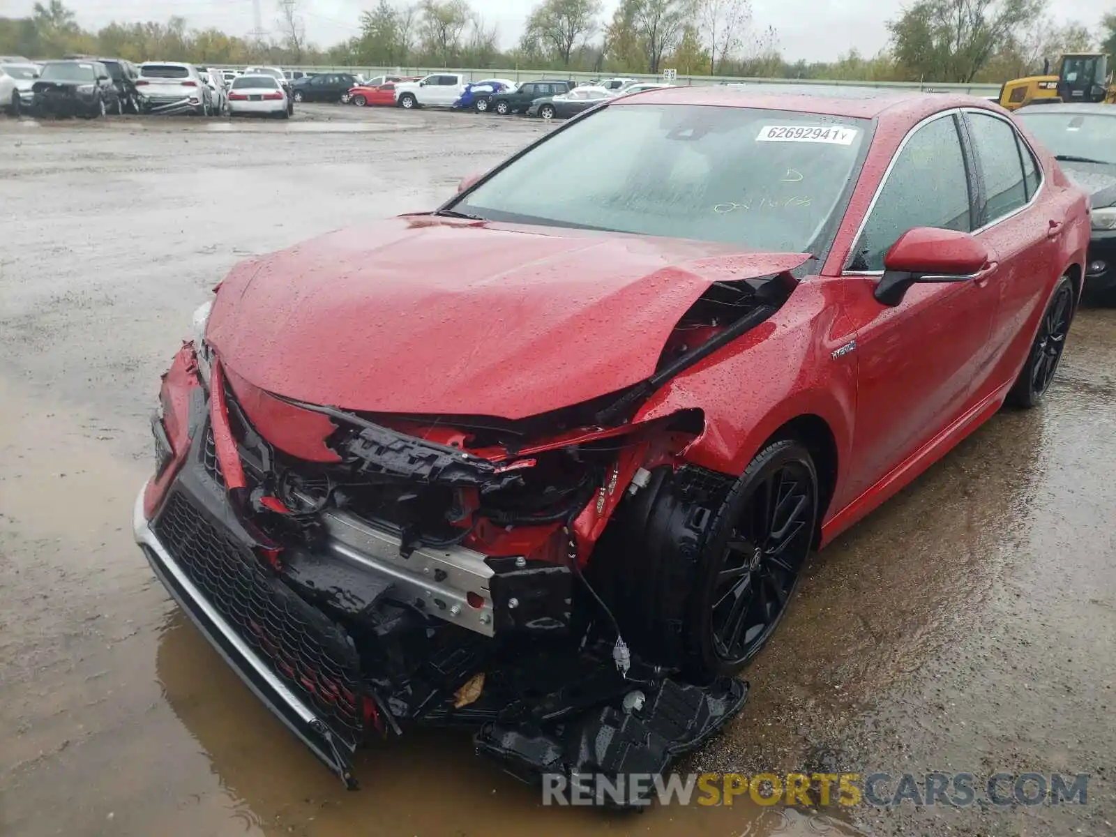 2 Photograph of a damaged car 4T1K31AK8MU021078 TOYOTA CAMRY 2021