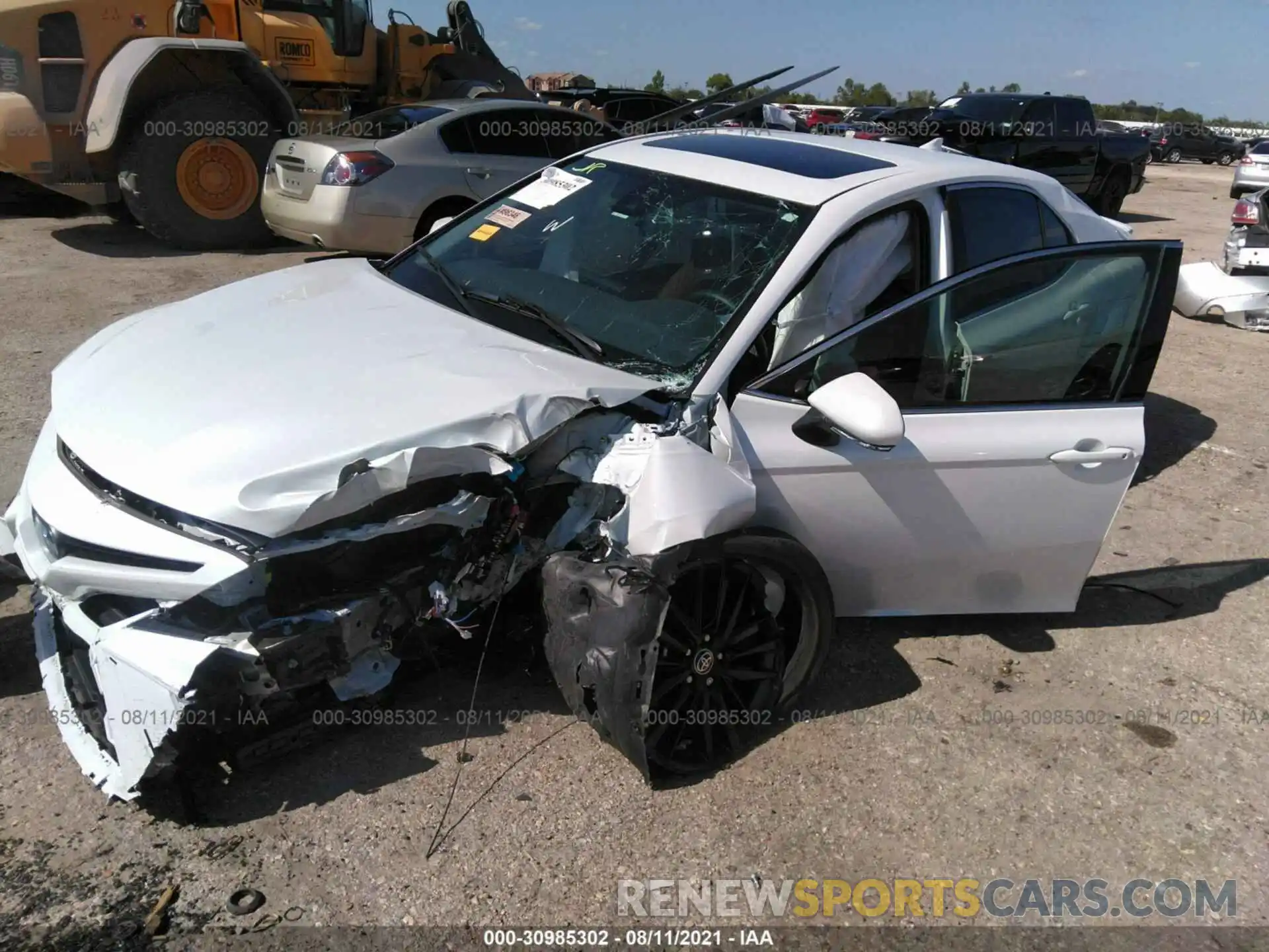 2 Photograph of a damaged car 4T1K31AK8MU023008 TOYOTA CAMRY 2021