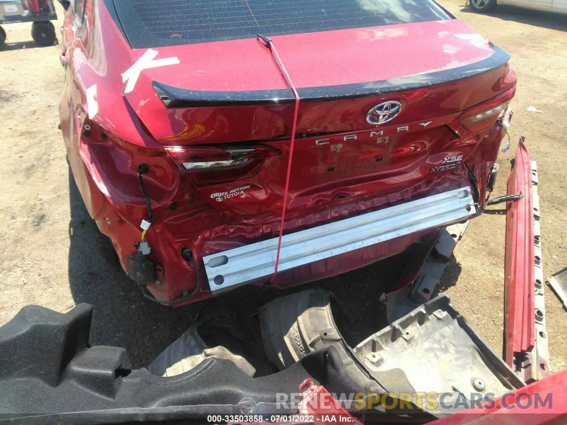 6 Photograph of a damaged car 4T1K31AK8MU023591 TOYOTA CAMRY 2021