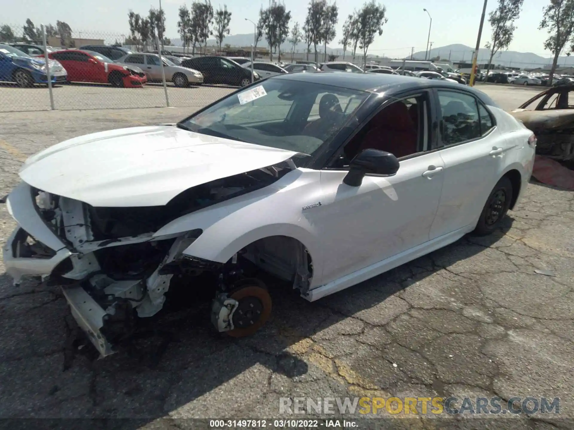 2 Photograph of a damaged car 4T1K31AK8MU028841 TOYOTA CAMRY 2021