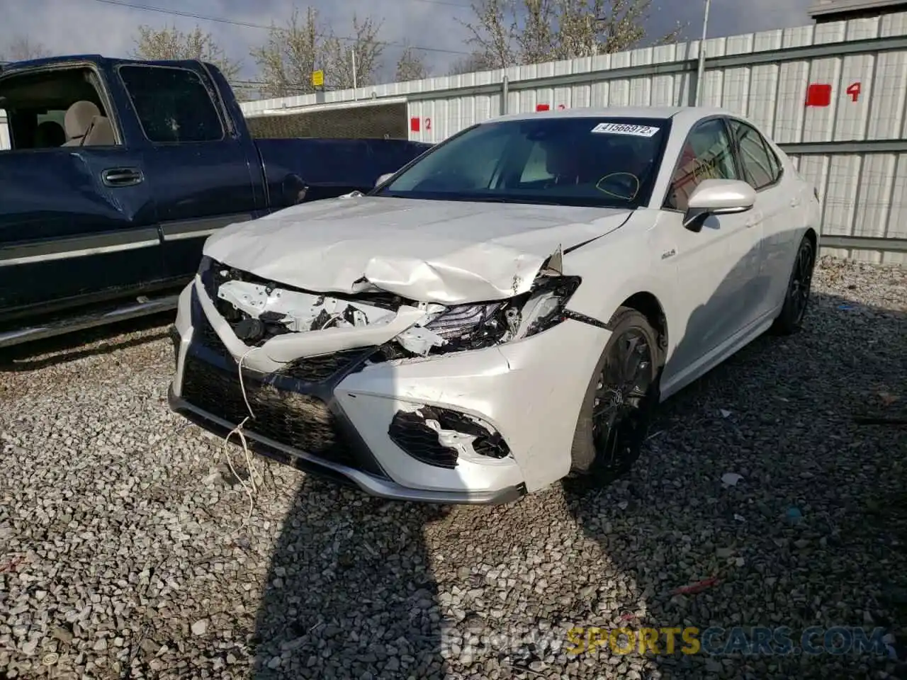 2 Photograph of a damaged car 4T1K31AK8MU568190 TOYOTA CAMRY 2021