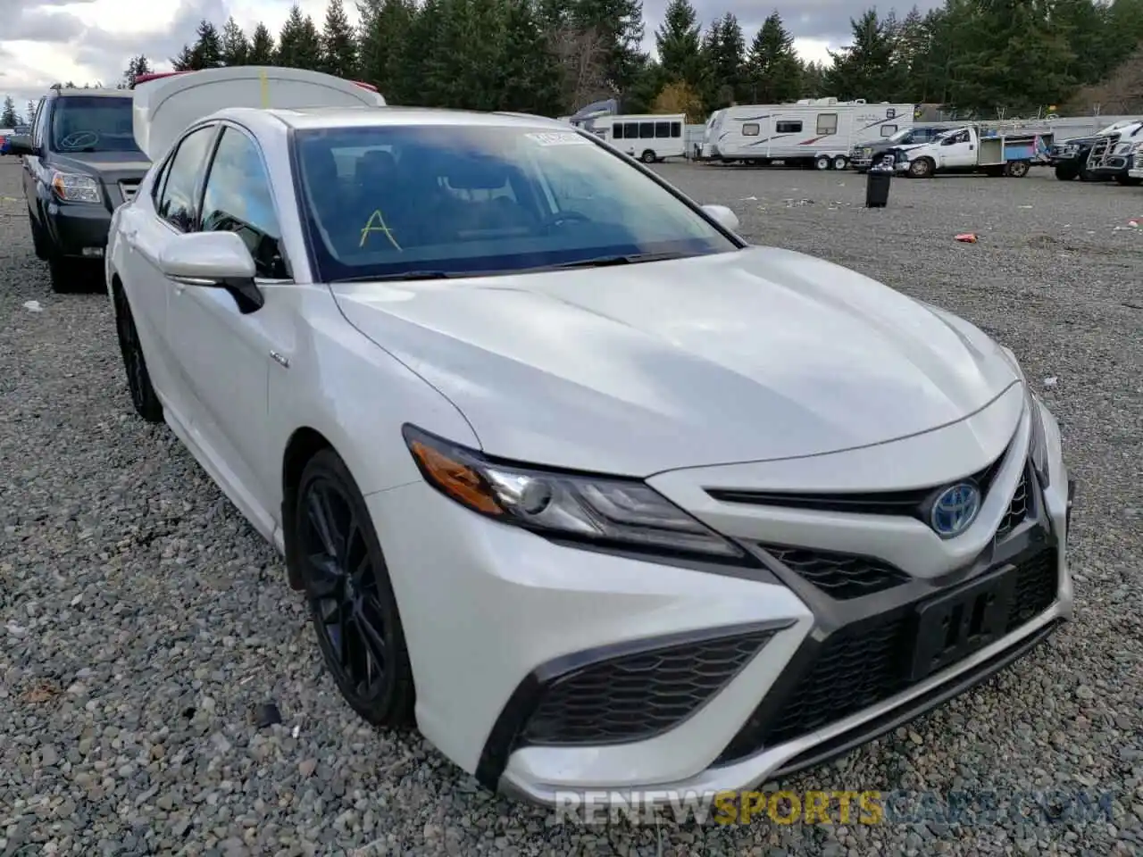 1 Photograph of a damaged car 4T1K31AK9MU025172 TOYOTA CAMRY 2021