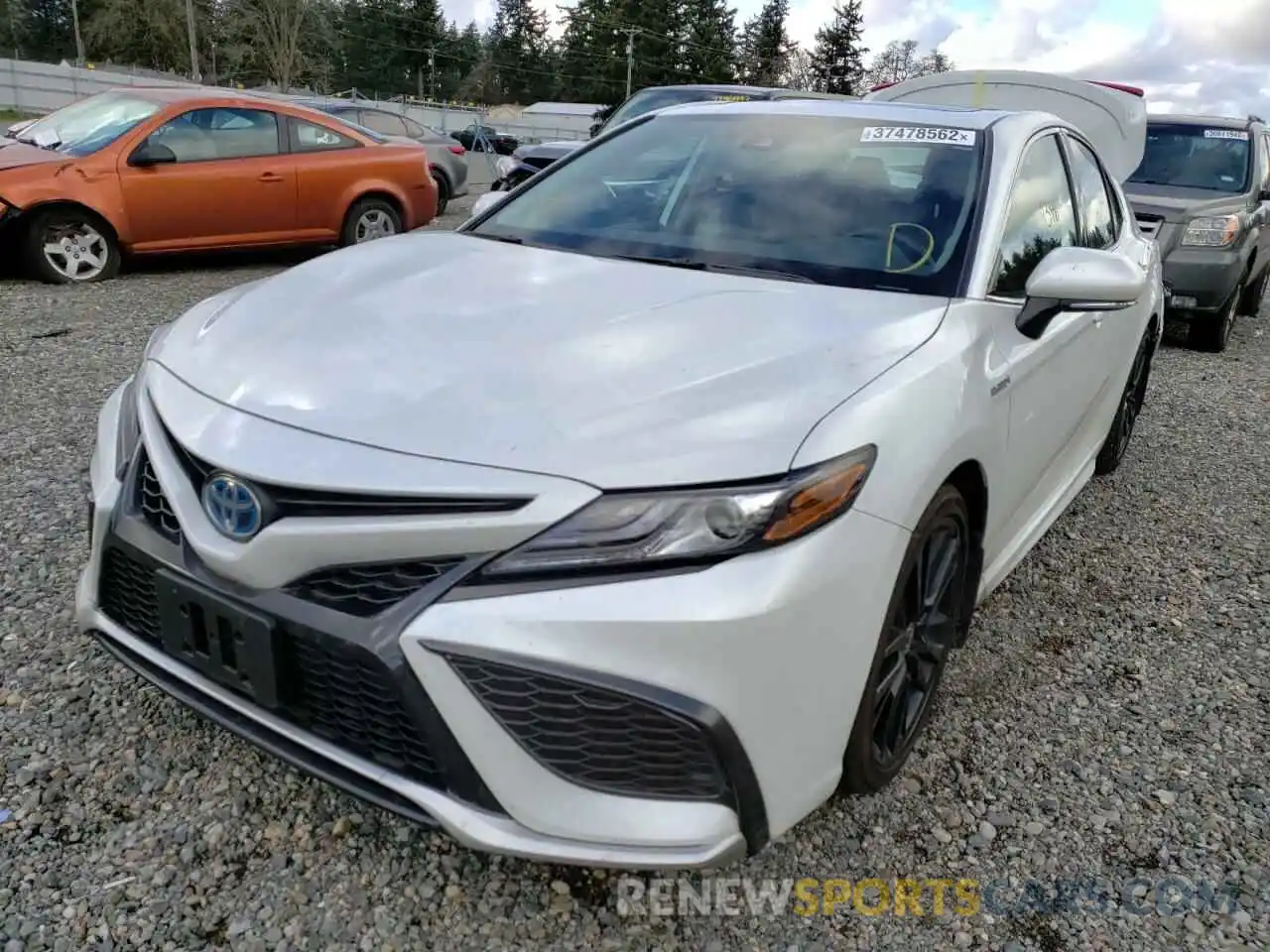 2 Photograph of a damaged car 4T1K31AK9MU025172 TOYOTA CAMRY 2021