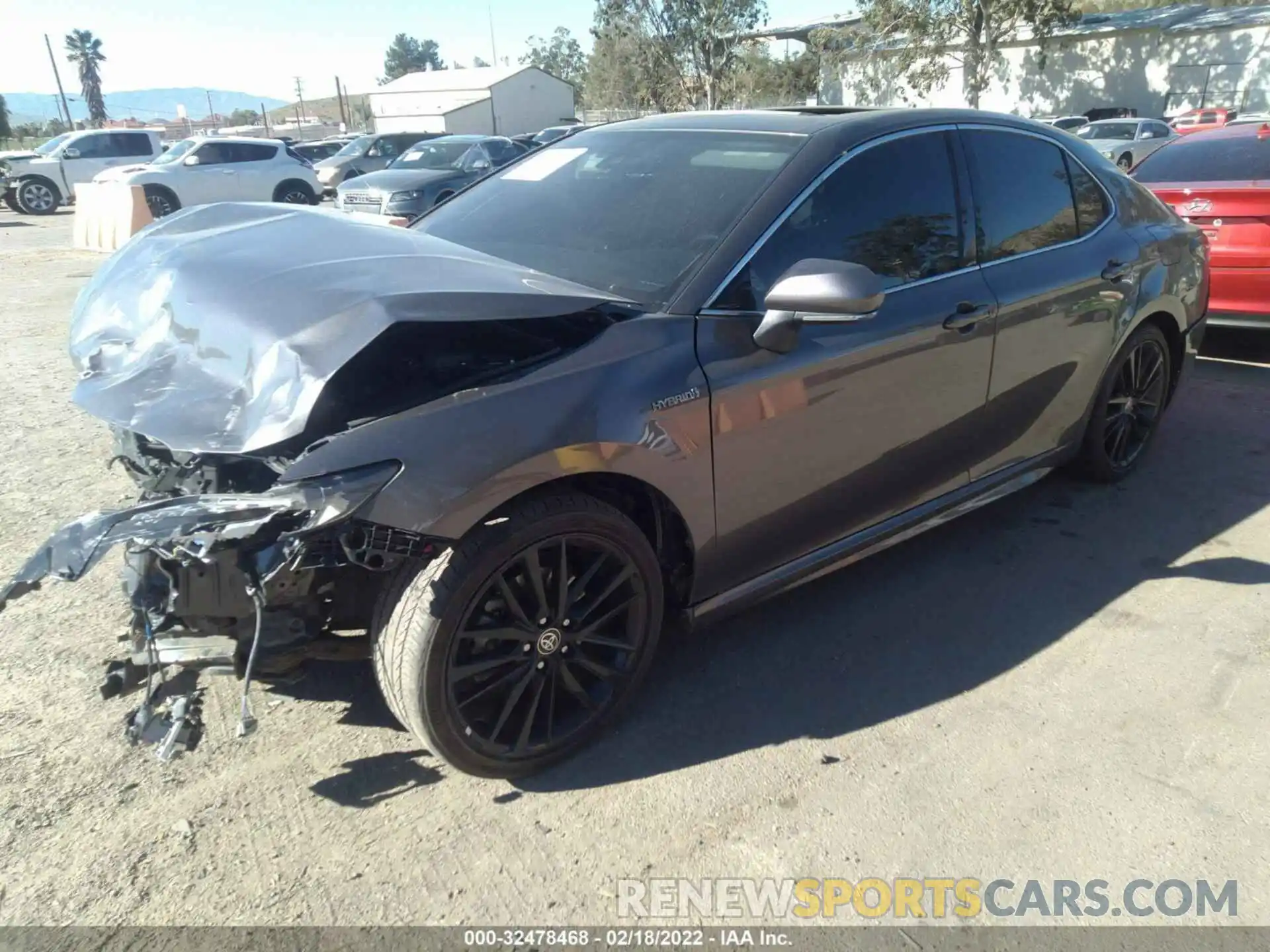 2 Photograph of a damaged car 4T1K31AK9MU553343 TOYOTA CAMRY 2021