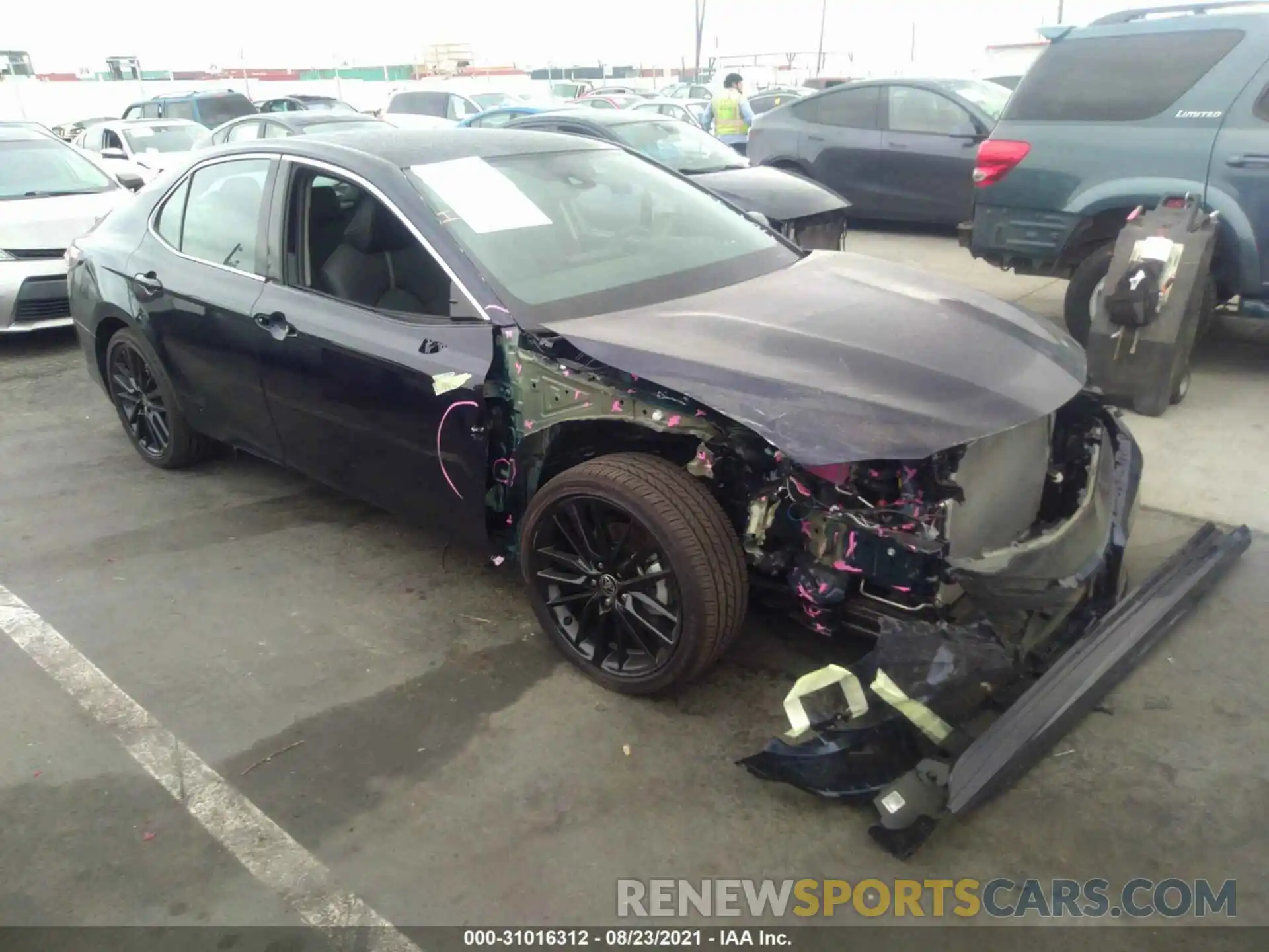 1 Photograph of a damaged car 4T1K31AK9MU559868 TOYOTA CAMRY 2021