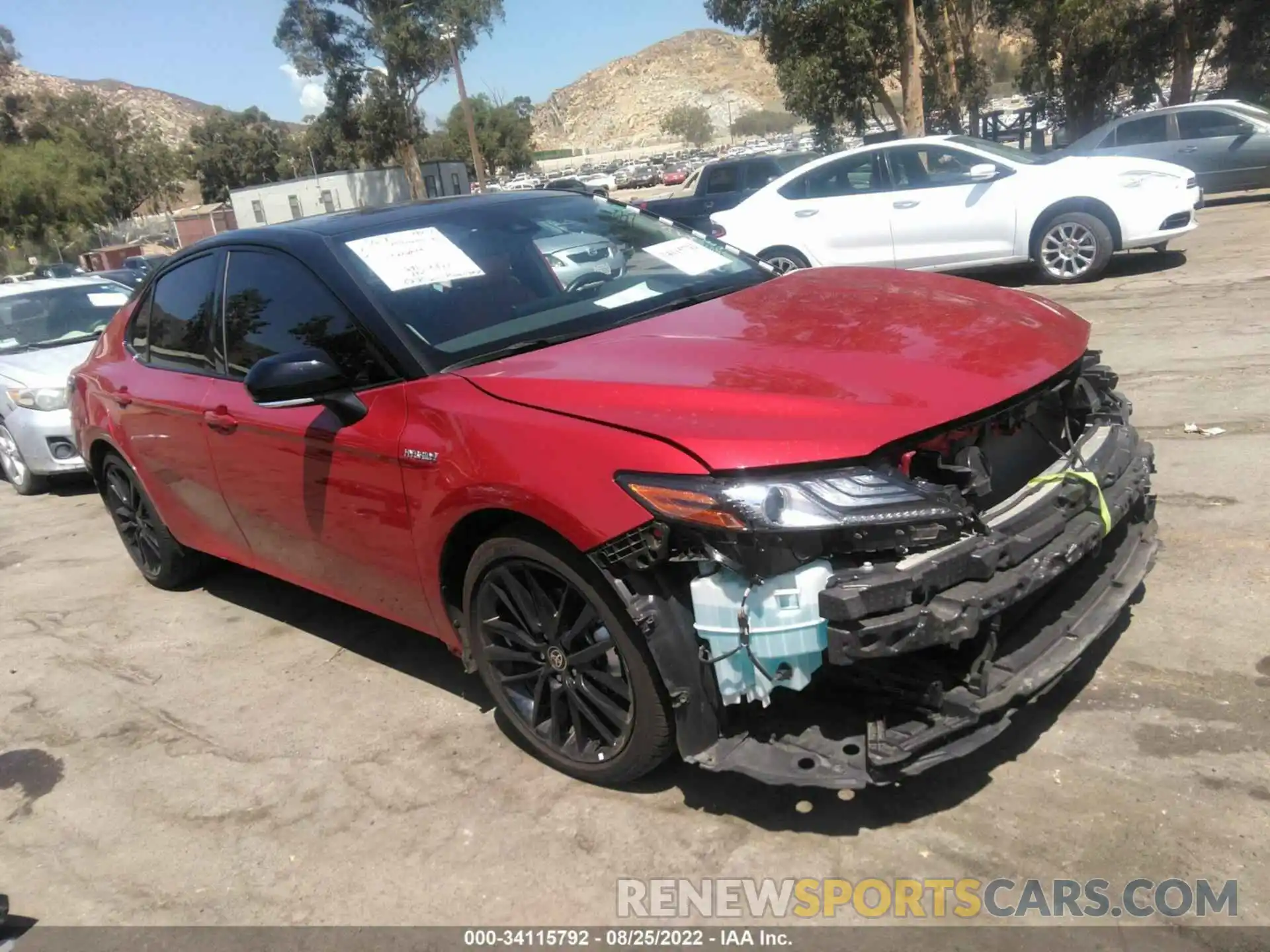 1 Photograph of a damaged car 4T1K31AKXMU028839 TOYOTA CAMRY 2021