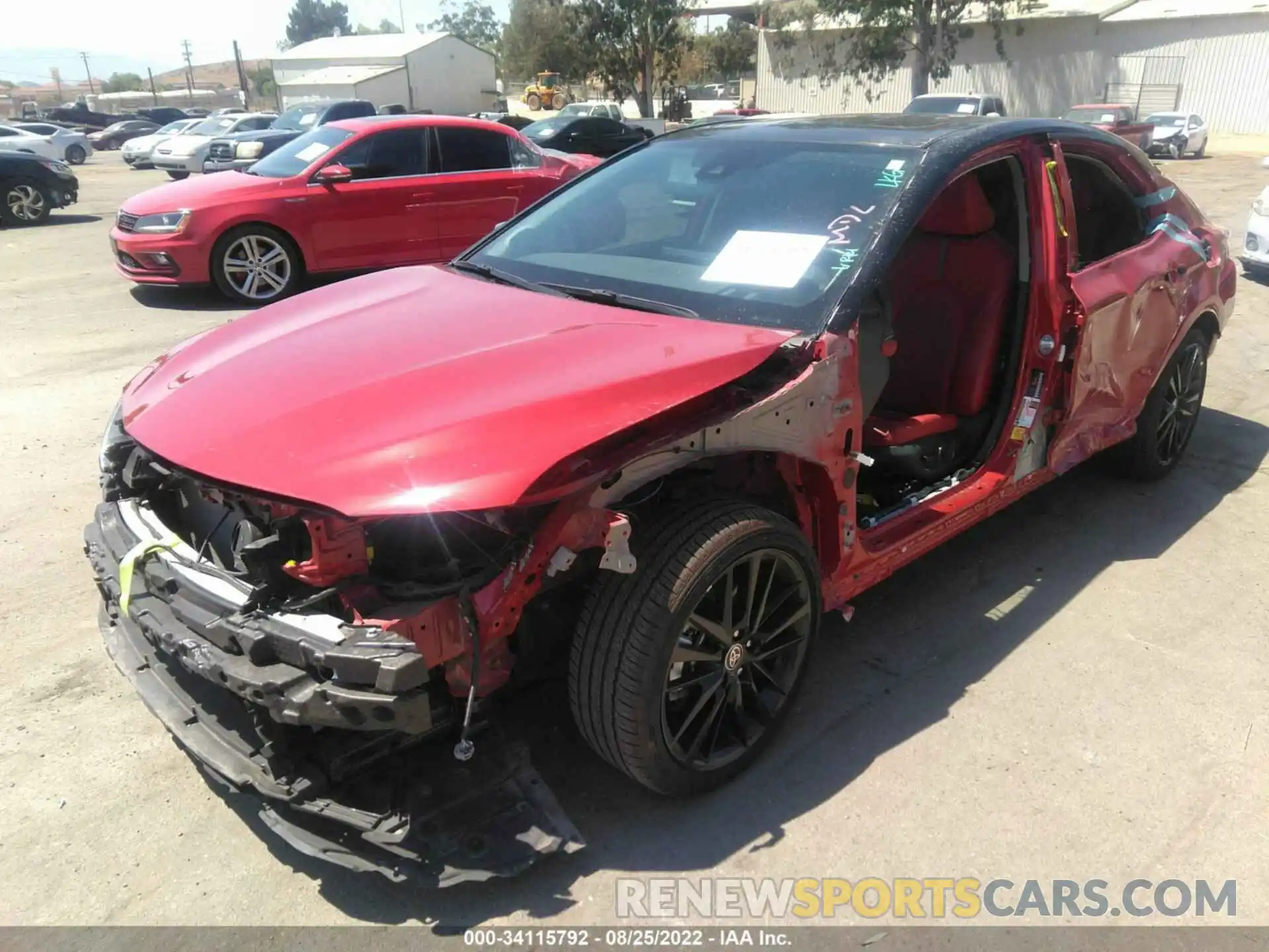 2 Photograph of a damaged car 4T1K31AKXMU028839 TOYOTA CAMRY 2021