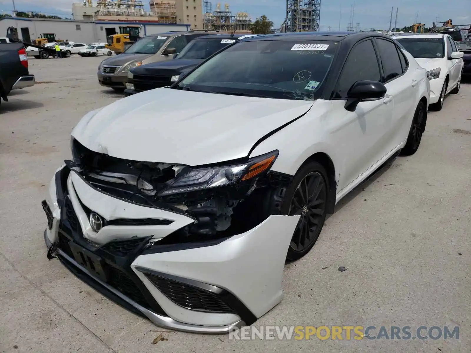 2 Photograph of a damaged car 4T1K61AK0MU413303 TOYOTA CAMRY 2021