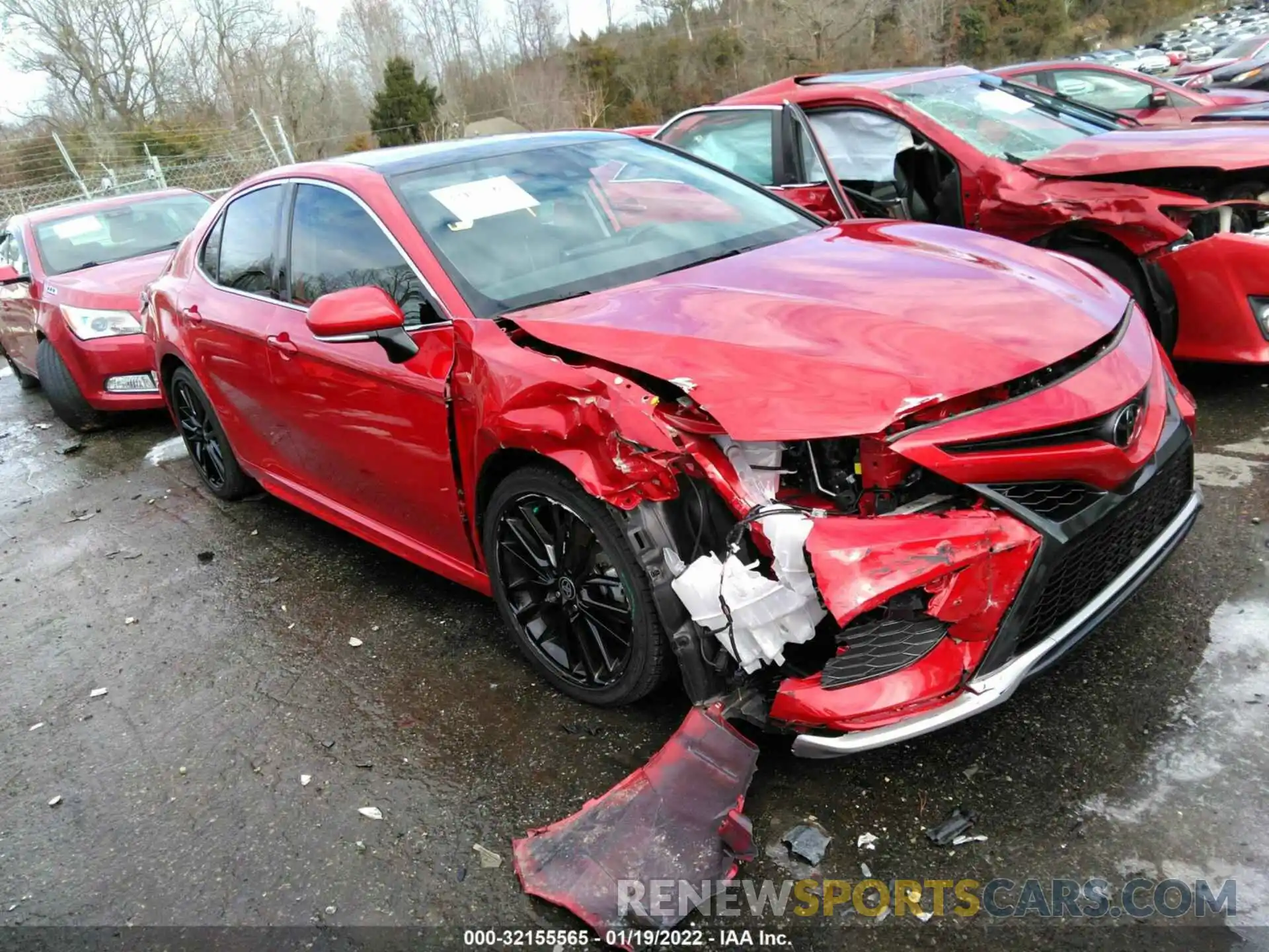 1 Photograph of a damaged car 4T1K61AK0MU431851 TOYOTA CAMRY 2021