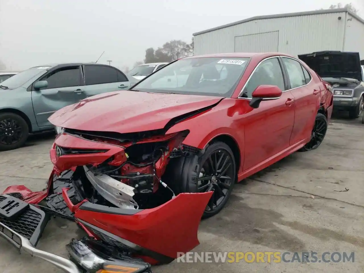 2 Photograph of a damaged car 4T1K61AK0MU439738 TOYOTA CAMRY 2021