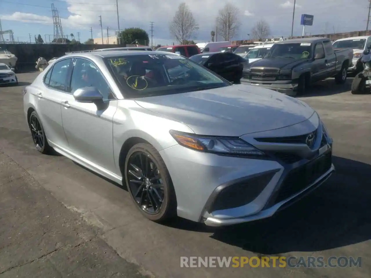 1 Photograph of a damaged car 4T1K61AK0MU444258 TOYOTA CAMRY 2021