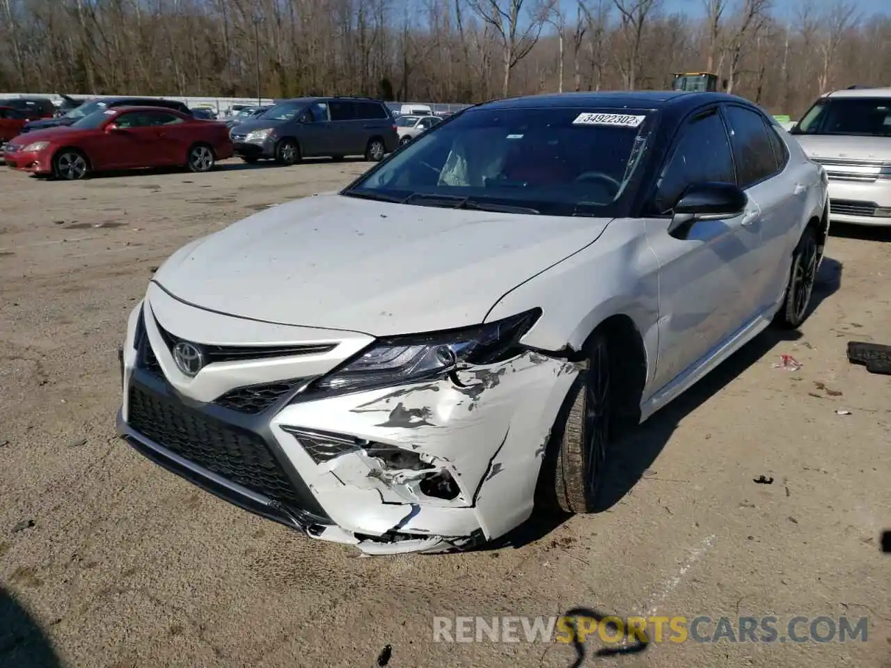 2 Photograph of a damaged car 4T1K61AK0MU444373 TOYOTA CAMRY 2021