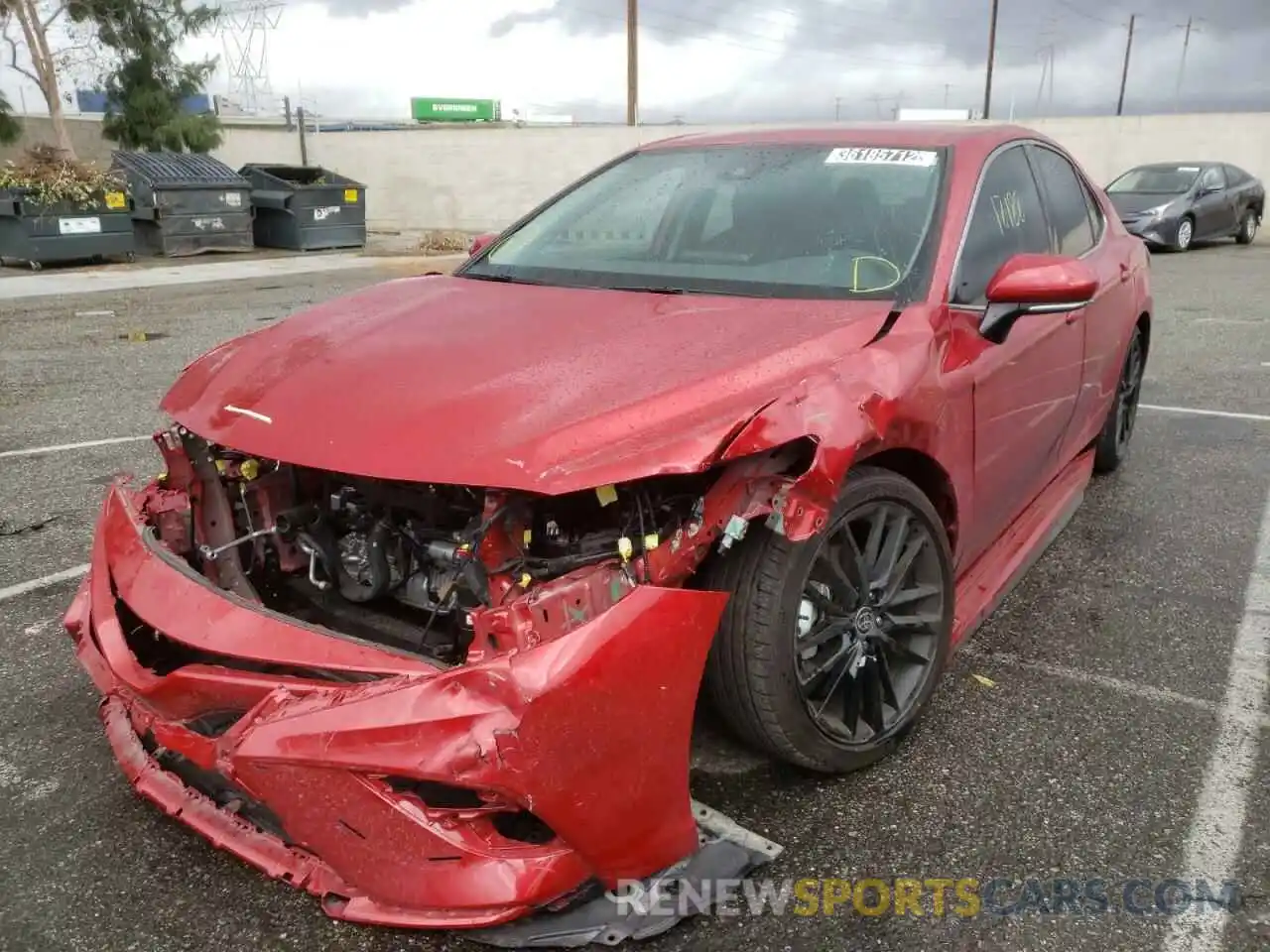 2 Photograph of a damaged car 4T1K61AK0MU446267 TOYOTA CAMRY 2021