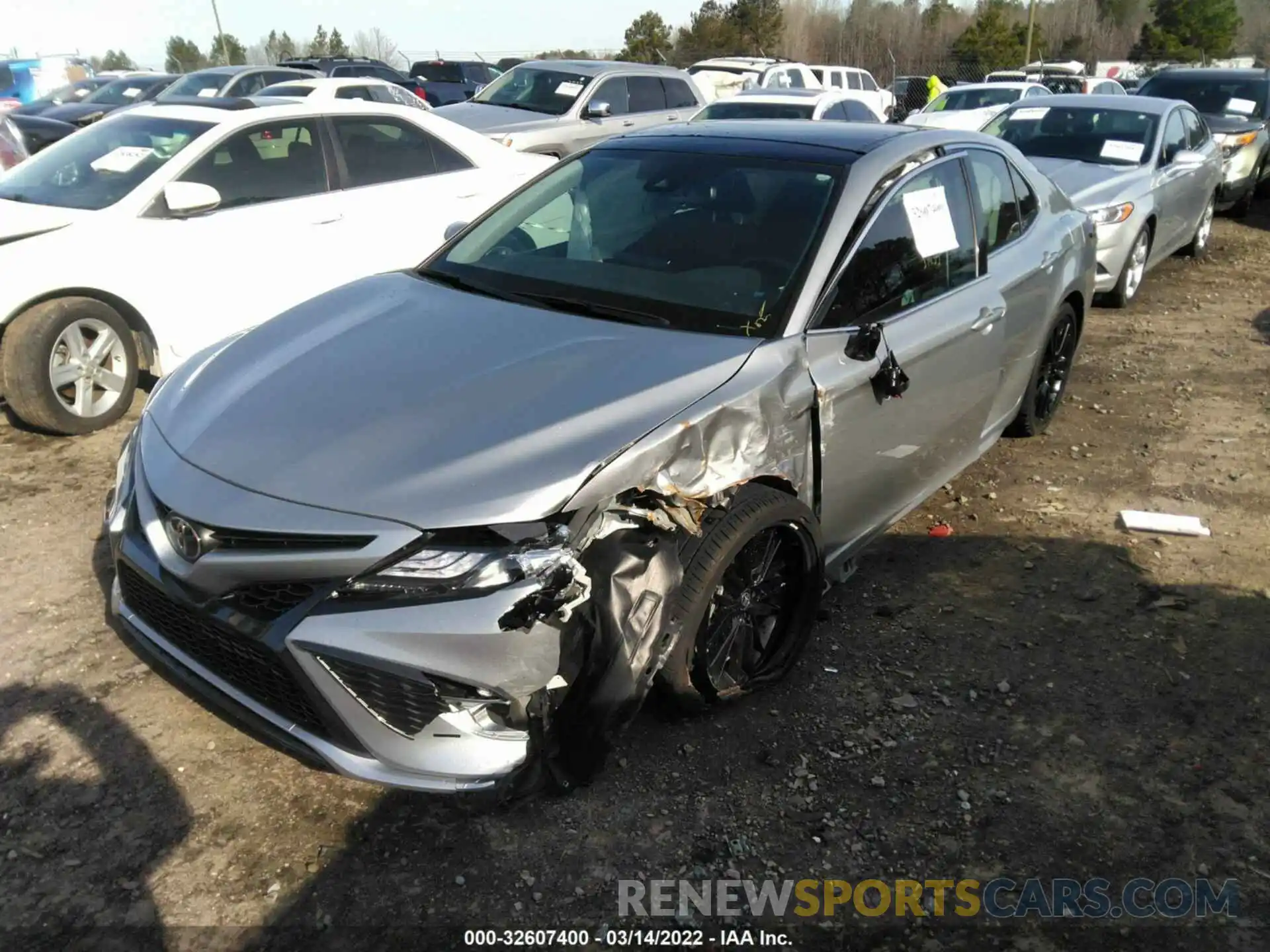 2 Photograph of a damaged car 4T1K61AK0MU449721 TOYOTA CAMRY 2021