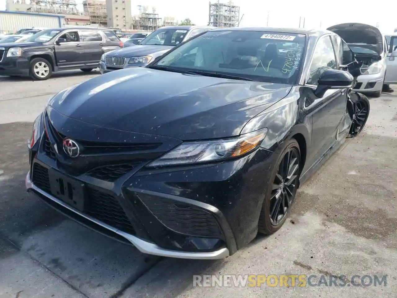 2 Photograph of a damaged car 4T1K61AK0MU513837 TOYOTA CAMRY 2021