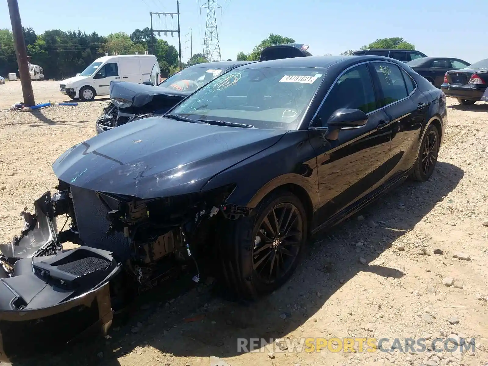 2 Photograph of a damaged car 4T1K61AK0MU518066 TOYOTA CAMRY 2021