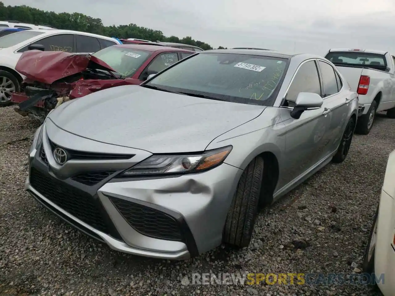 2 Photograph of a damaged car 4T1K61AK0MU519153 TOYOTA CAMRY 2021