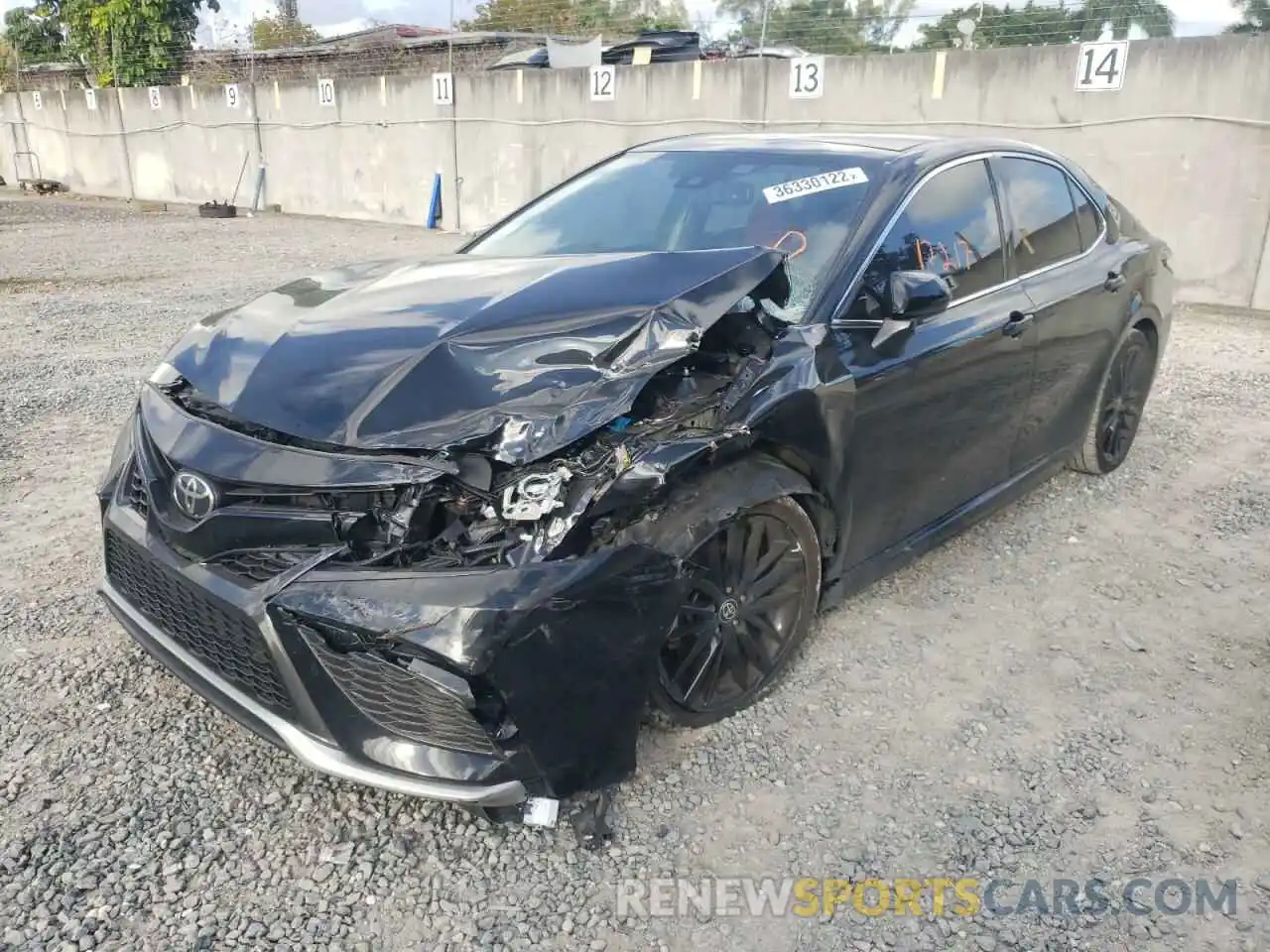 2 Photograph of a damaged car 4T1K61AK0MU545008 TOYOTA CAMRY 2021