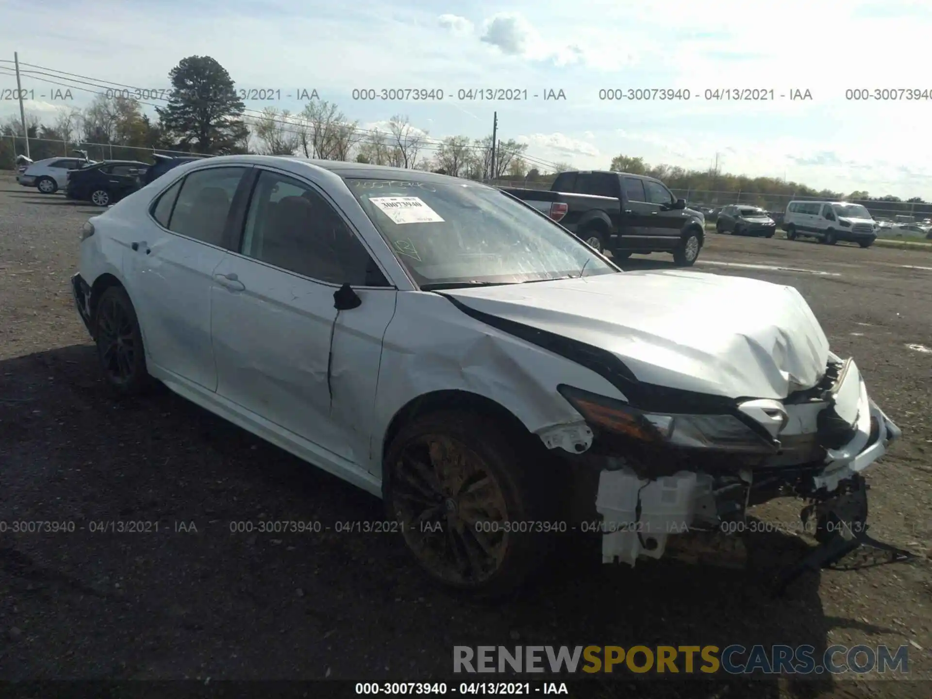 1 Photograph of a damaged car 4T1K61AK0MU555635 TOYOTA CAMRY 2021