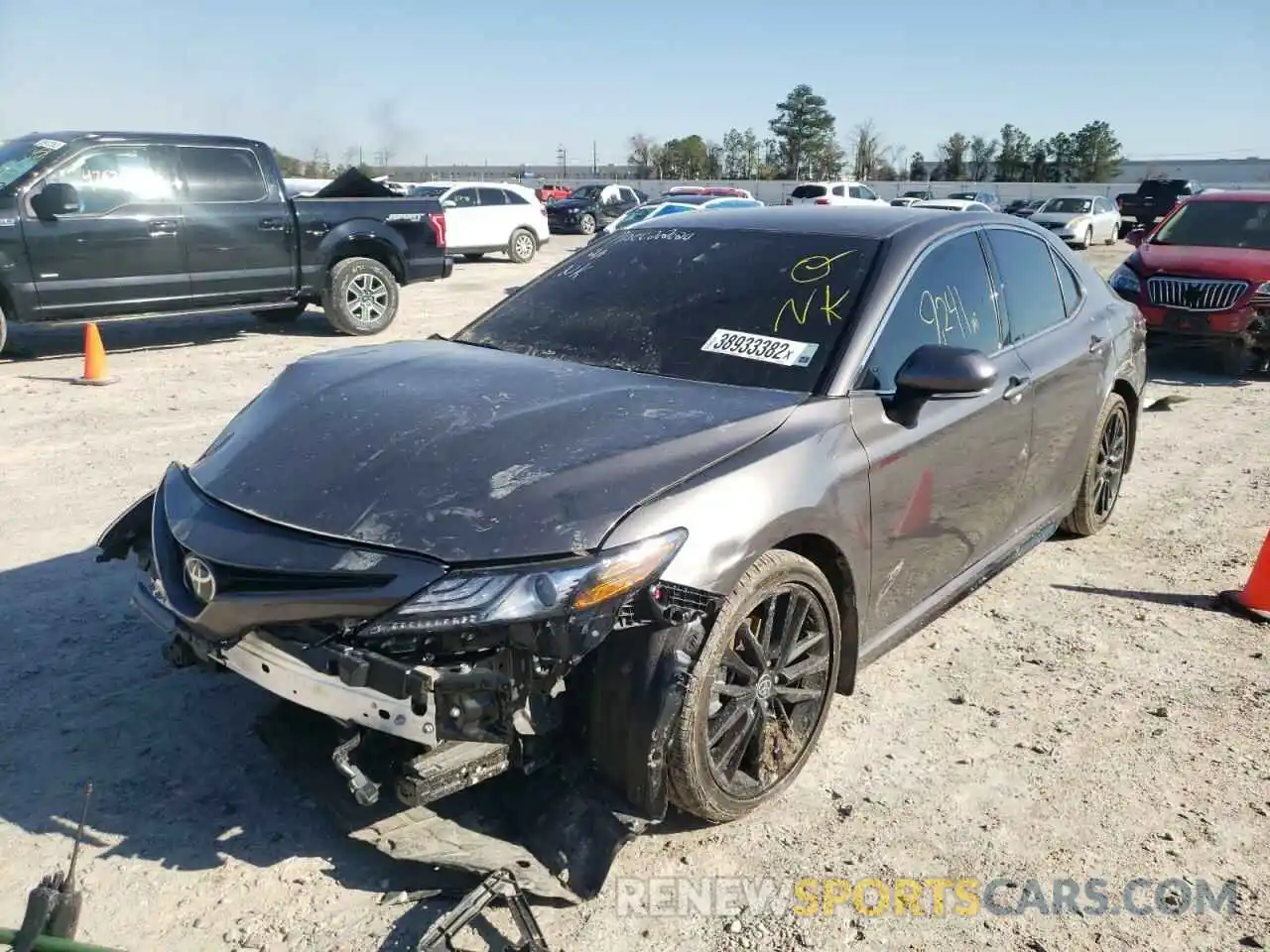 2 Photograph of a damaged car 4T1K61AK0MU567896 TOYOTA CAMRY 2021