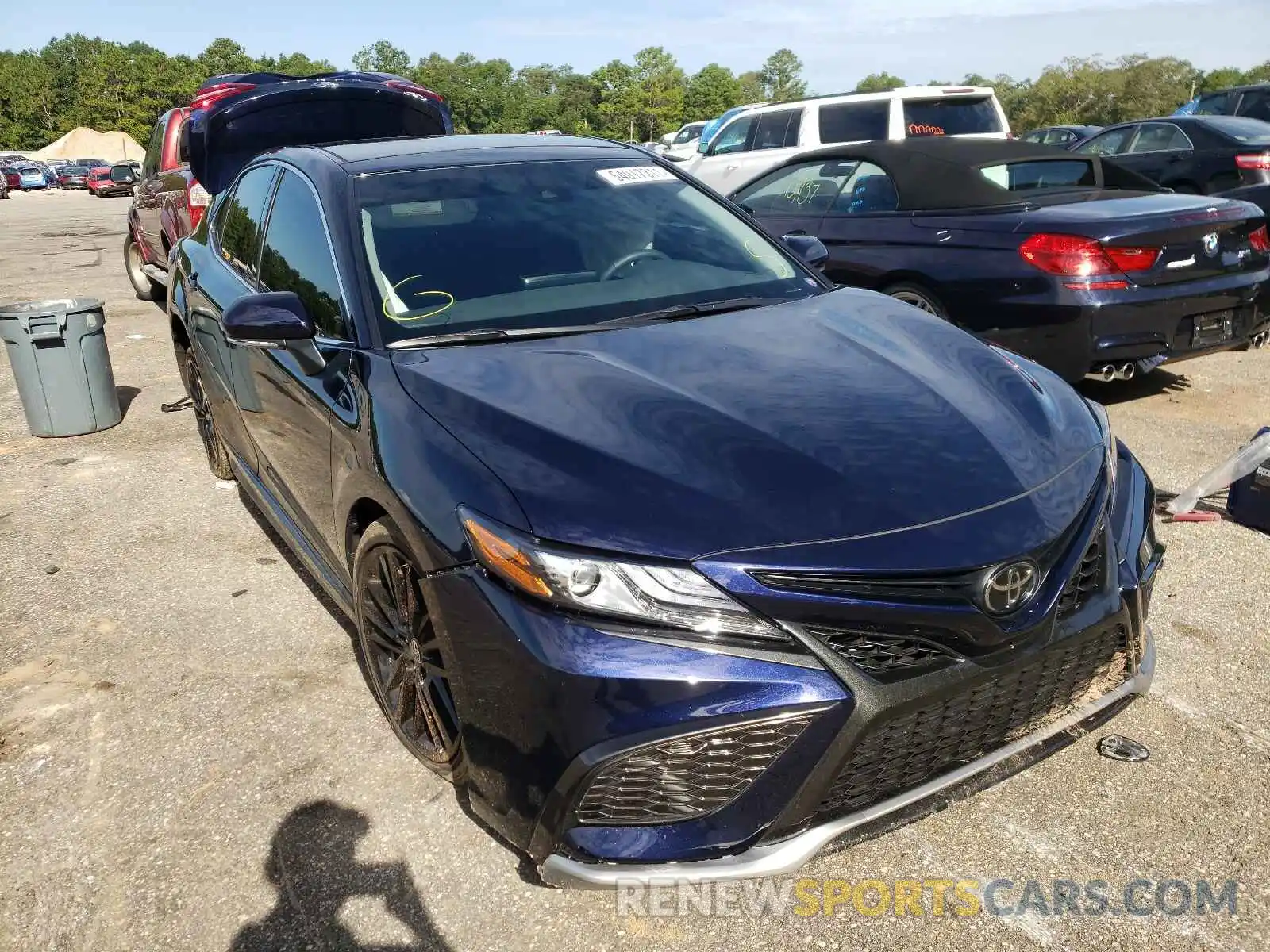 1 Photograph of a damaged car 4T1K61AK0MU593088 TOYOTA CAMRY 2021